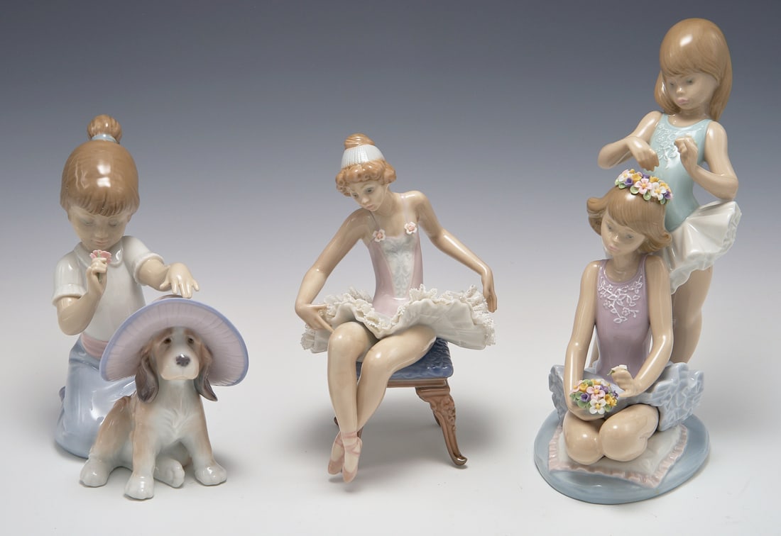 Lot of 3 Lladro Girl Figurines - Dancers, etc. (1 of 10)