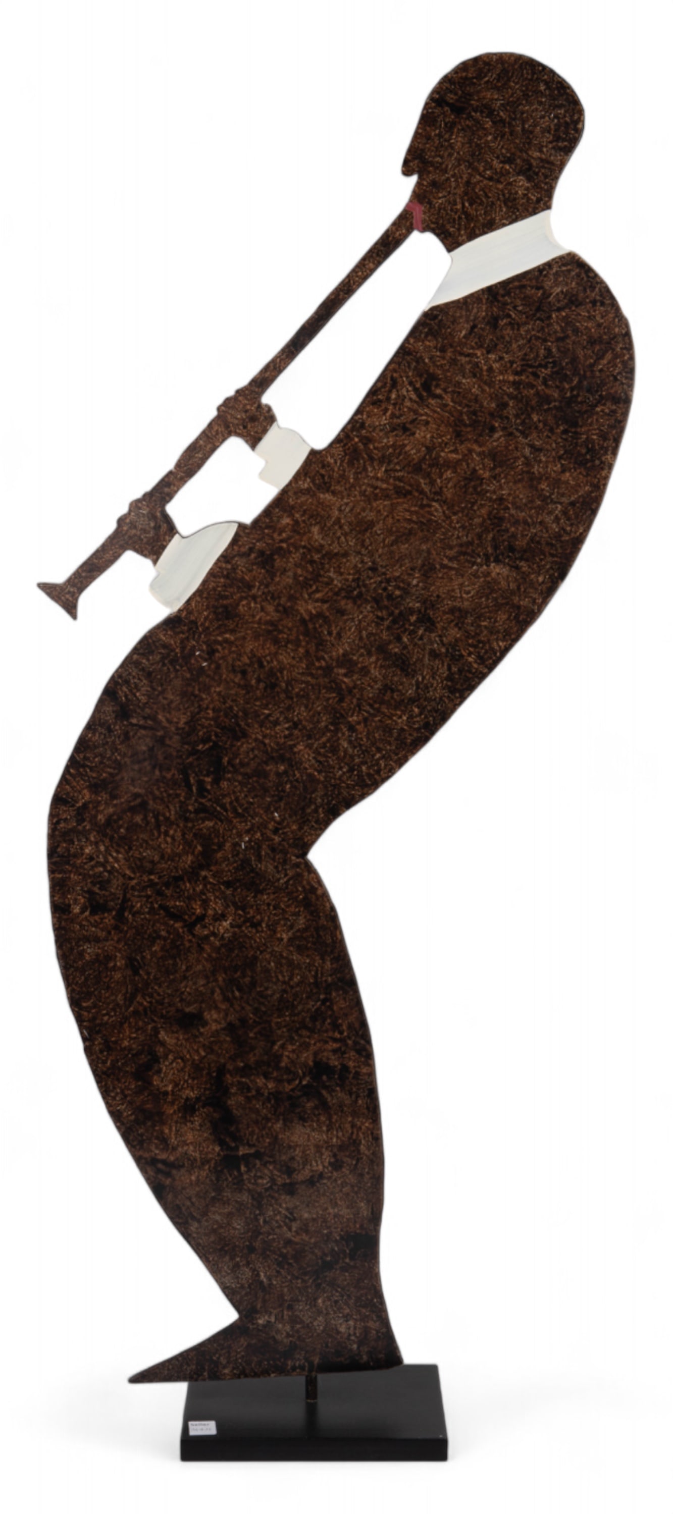 Claudine Buell Signed Jazz Man Metal Sculpture. (1 of 6)