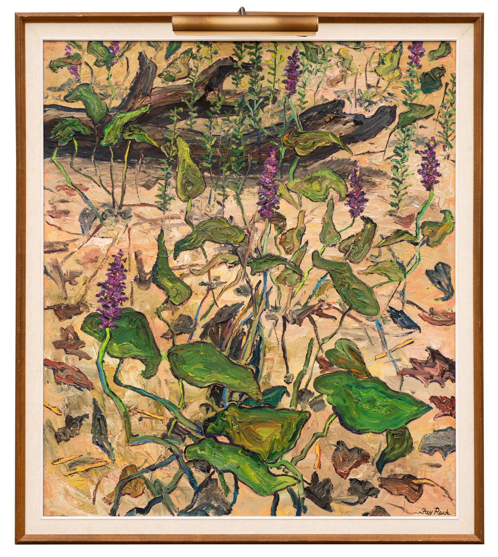 Whipigaki I, Floral Painting by Fay Peck. (1 of 4)