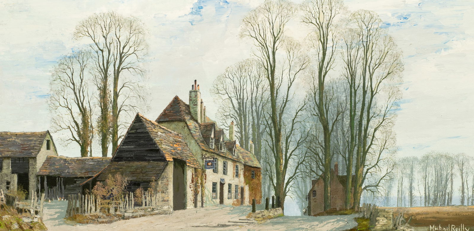 Oil Painting by Michael Reilly, " The Ridgeway ". (1 of 6)