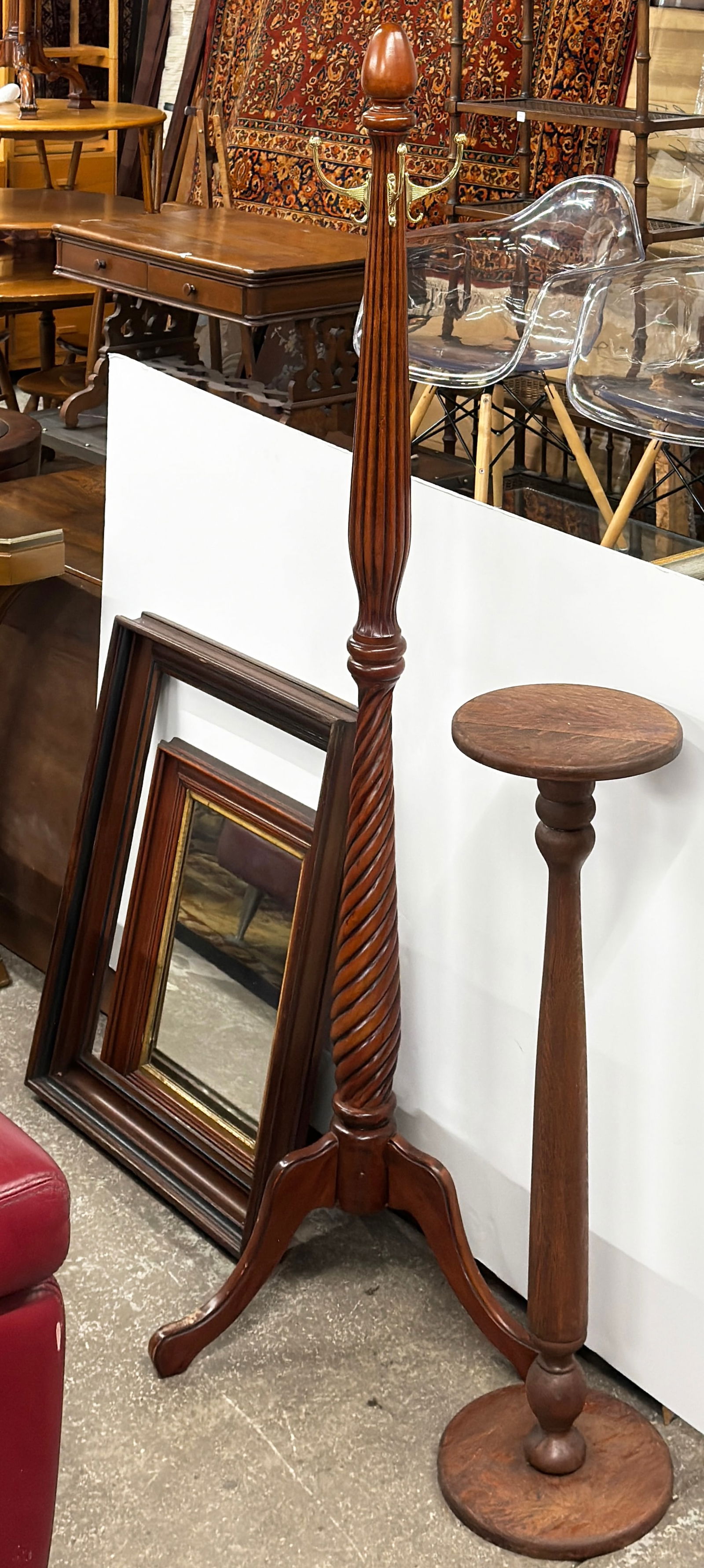 Lot of 4 Pcs. Wooden Furnishings. (1 of 1)