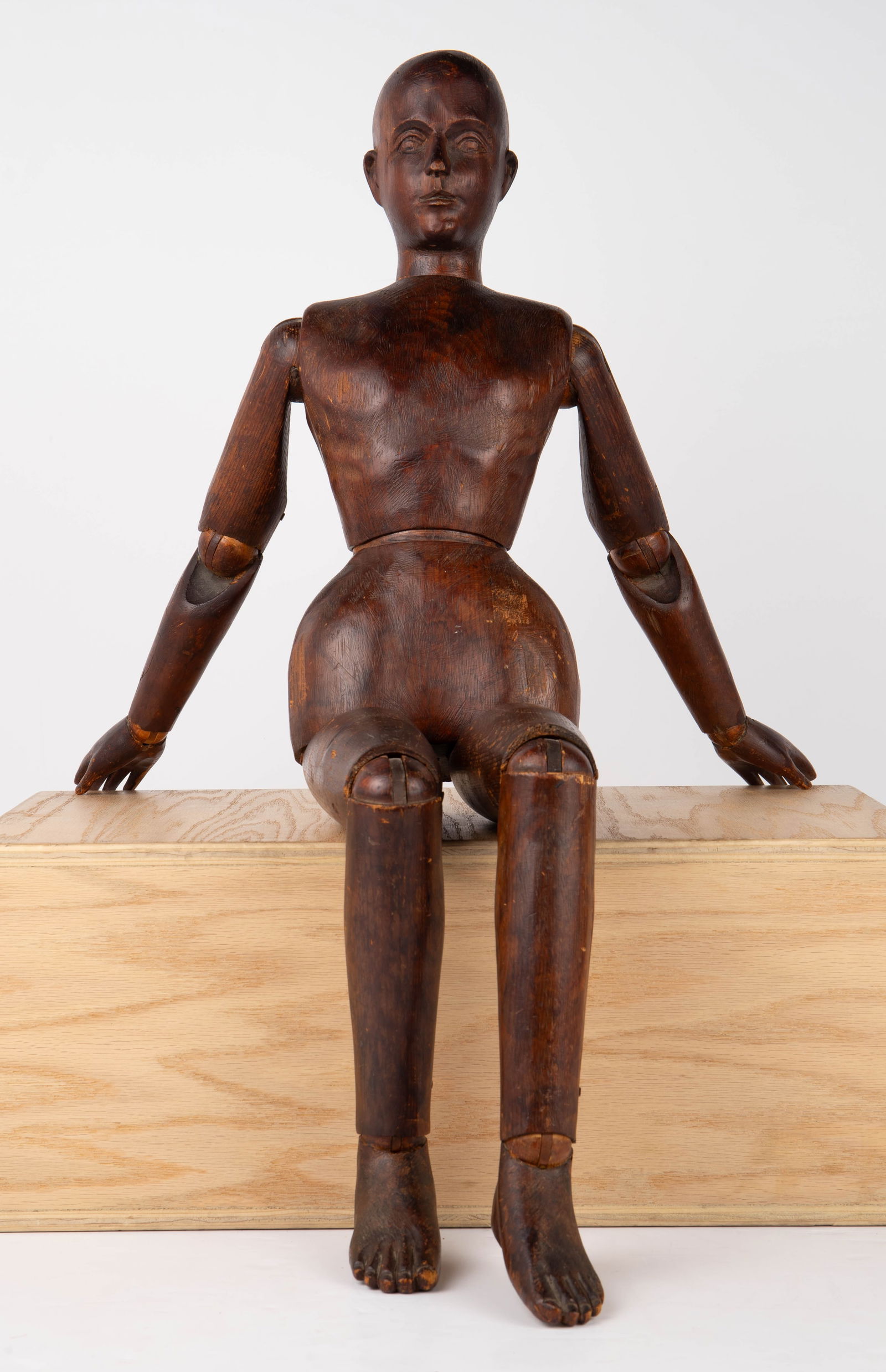Antique 31" Articulated Wood Artist's Figure Model (1 of 5)