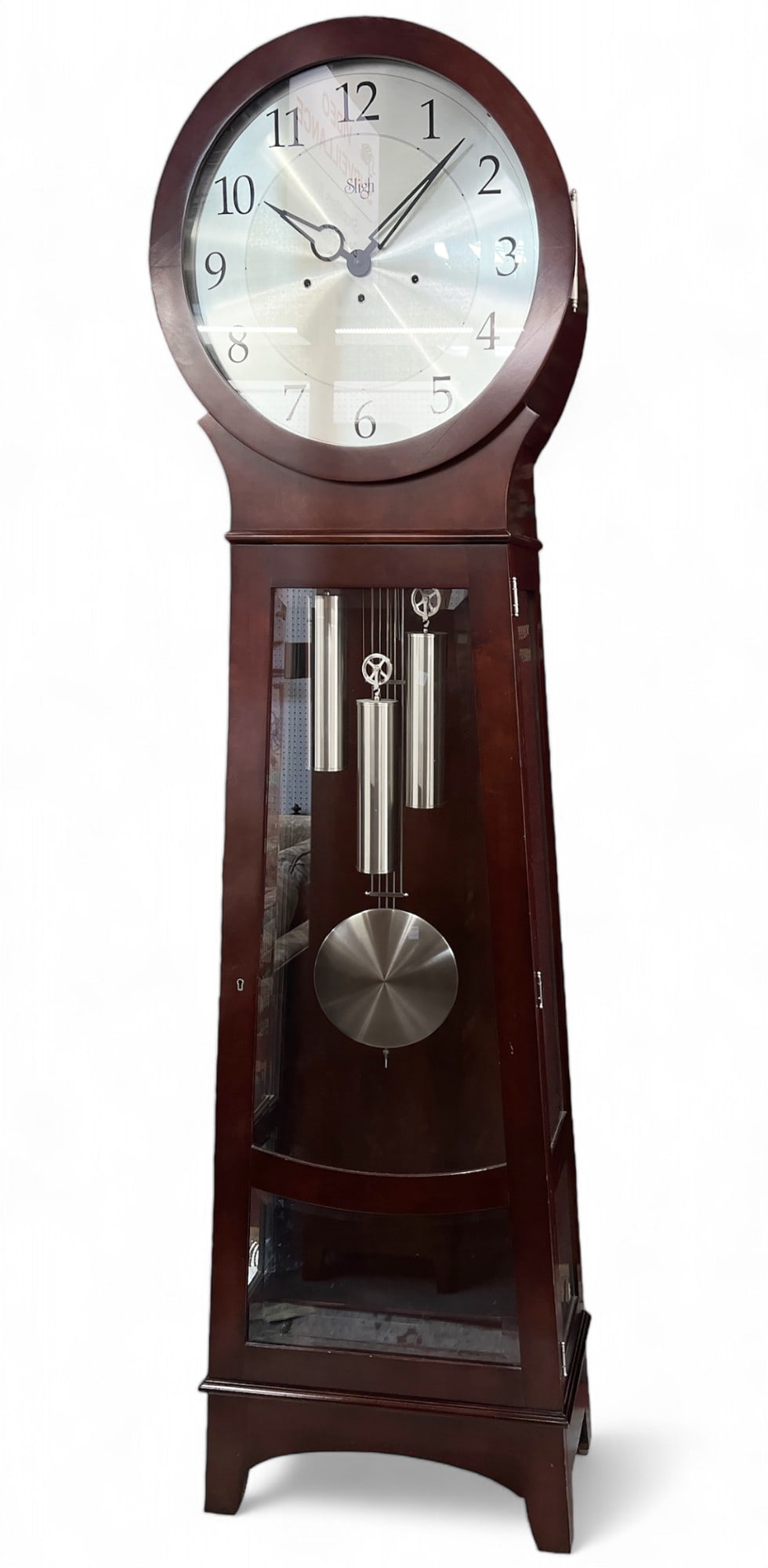 Modern Sligh Grandfather Clock, Model 0326-1-TN. (1 of 5)