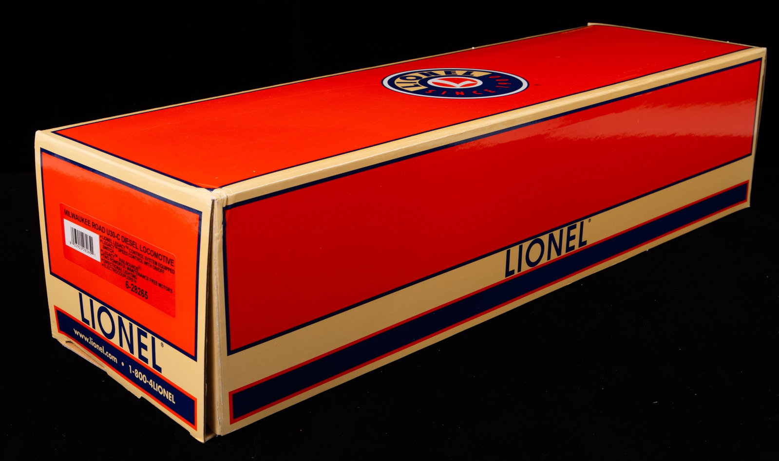Lionel Milwaukee Road U30-C Locomotive.: This is a Lionel Milwaukee Road U30-C Diesel Locomotive (6-28265). It comes with its original box, and appears to be in excellent condition, though it has not been tested. In-house shipping is availab