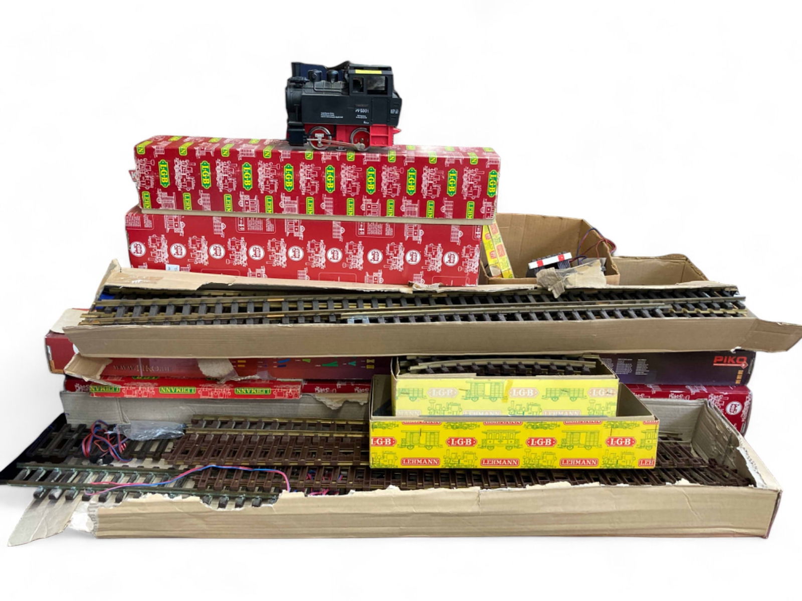 LGB Lehmann 2075 Locomotive w Track & Accessories (1 of 5)