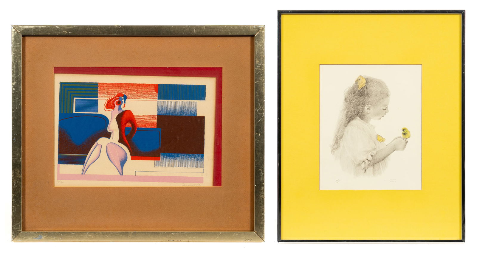 Lot of 2 Lithographs - Tomao and Daskaloff. (1 of 13)