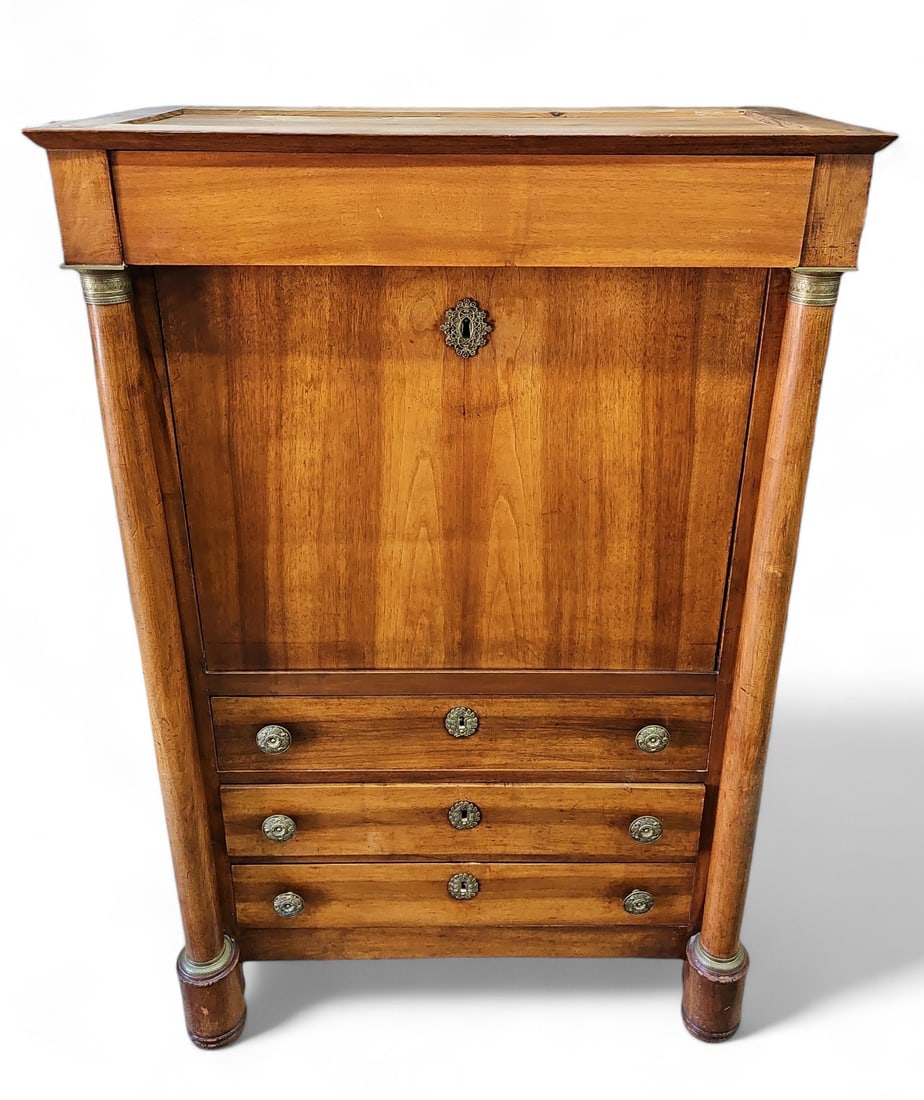 French Empire Drop Front Desk. (1 of 5)