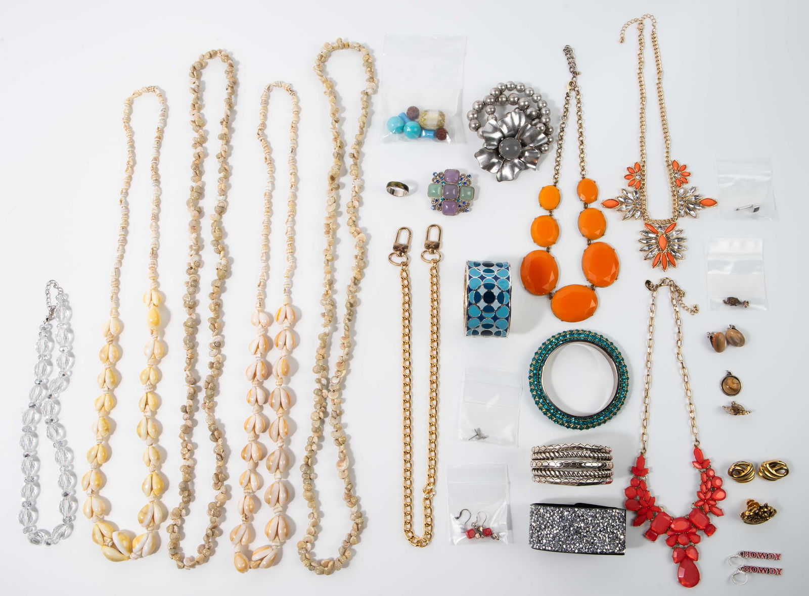 Lot of Costume Jewelry - Necklaces, Shells, Etc. (1 of 4)