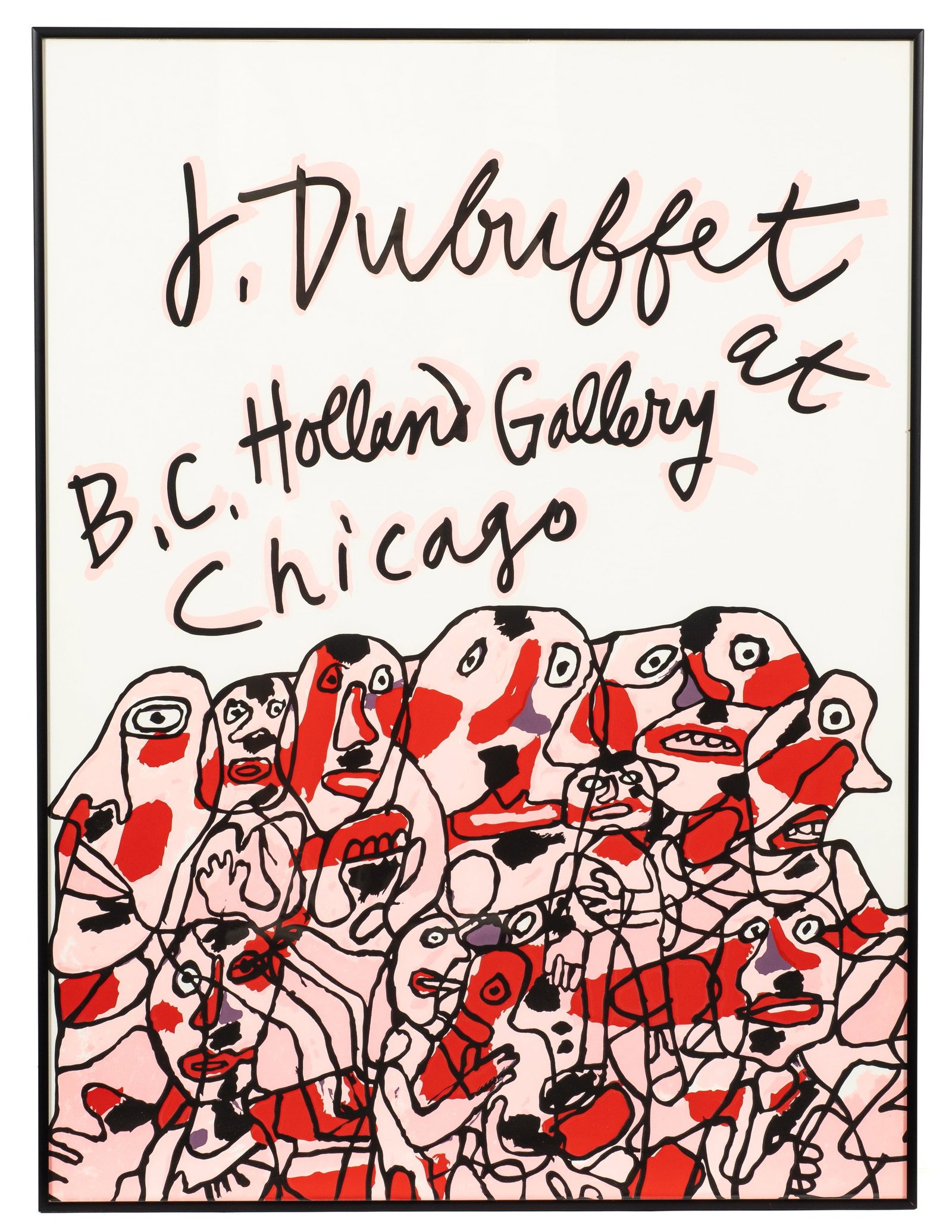 Jean Dubuffet Exhition Poster, B.C. Holland. (1 of 3)