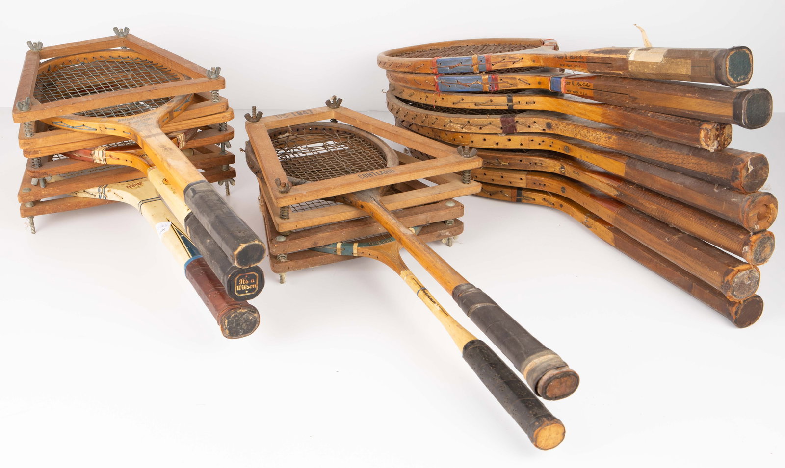 Lot of Antique Sports Rackets. (1 of 6)