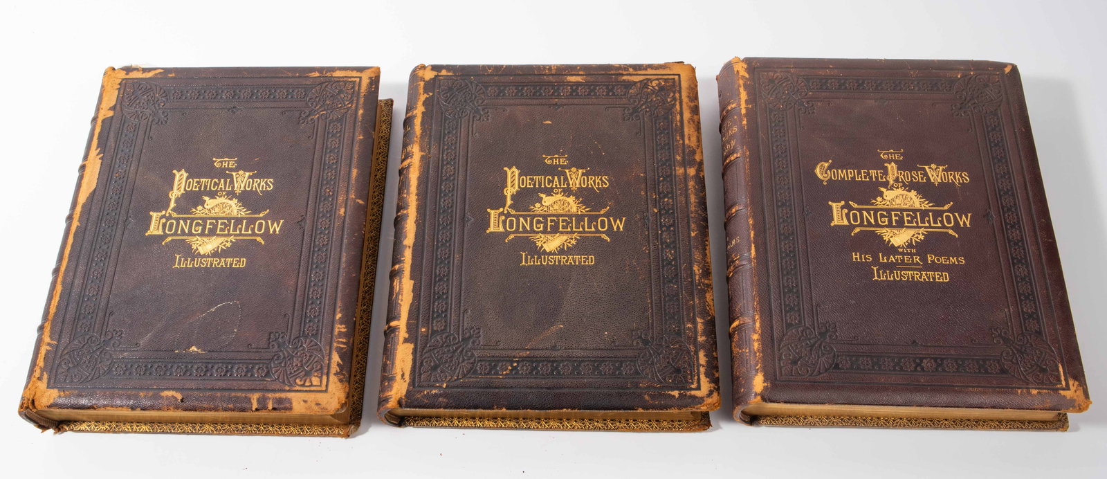Poetical and Prose Works of Longfellow - 3 Volumes (1 of 9)