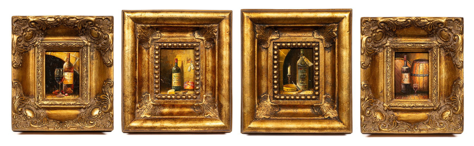 4 Miniature Contemporary Still Life Paintings. (1 of 11)