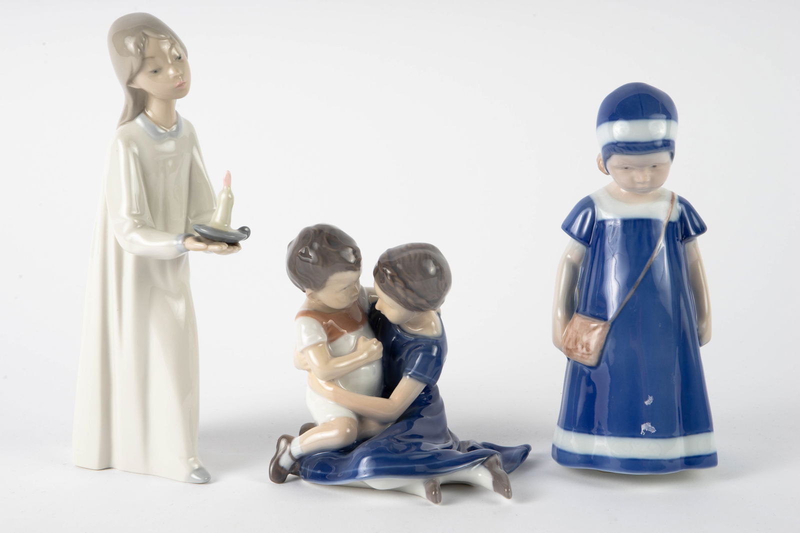 Lot of 3 Children Figurines - Lladro, B&G, Denmark (1 of 5)