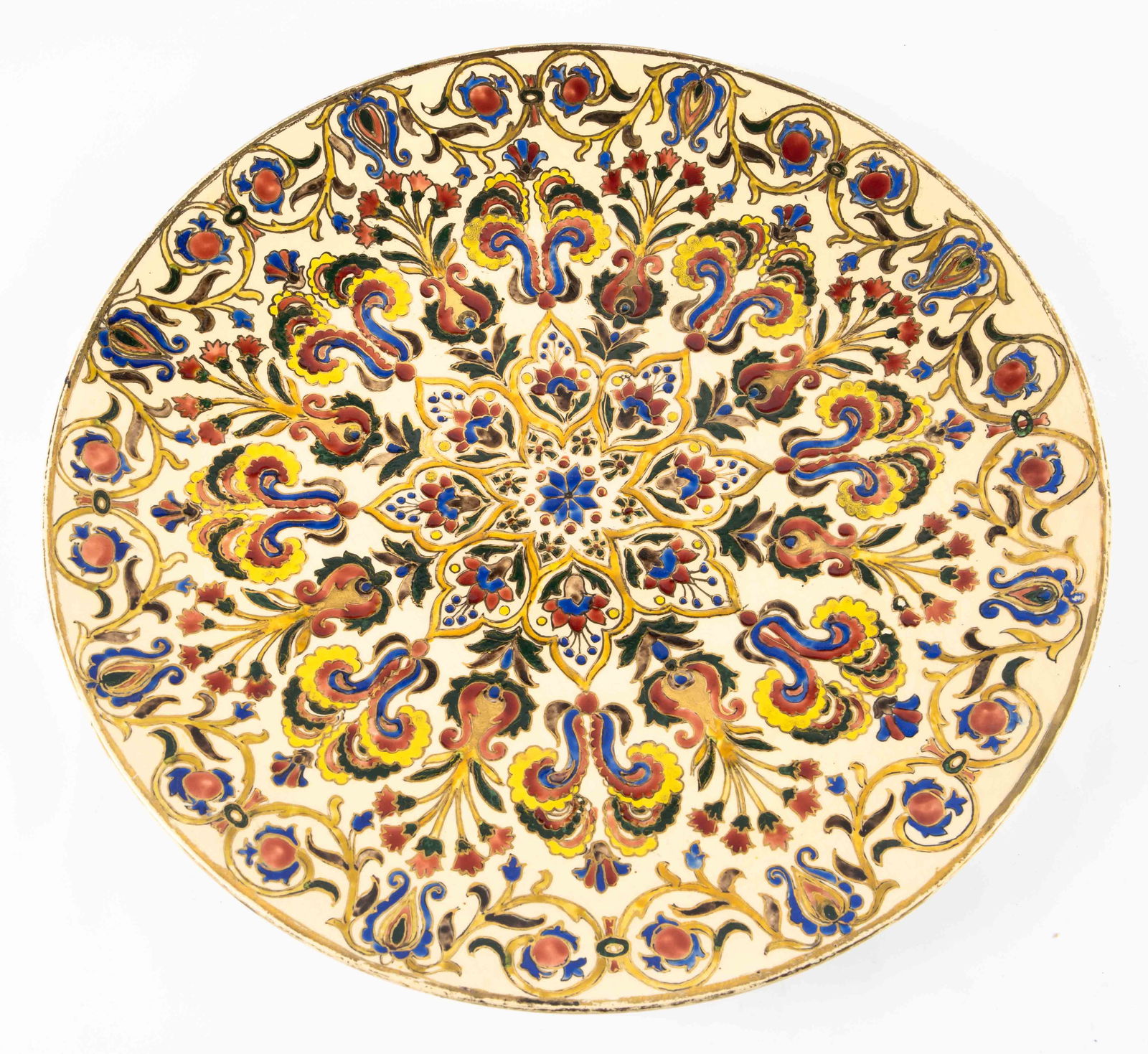 Antique Shutz Persian Style Wall Hanging Plate. (1 of 4)