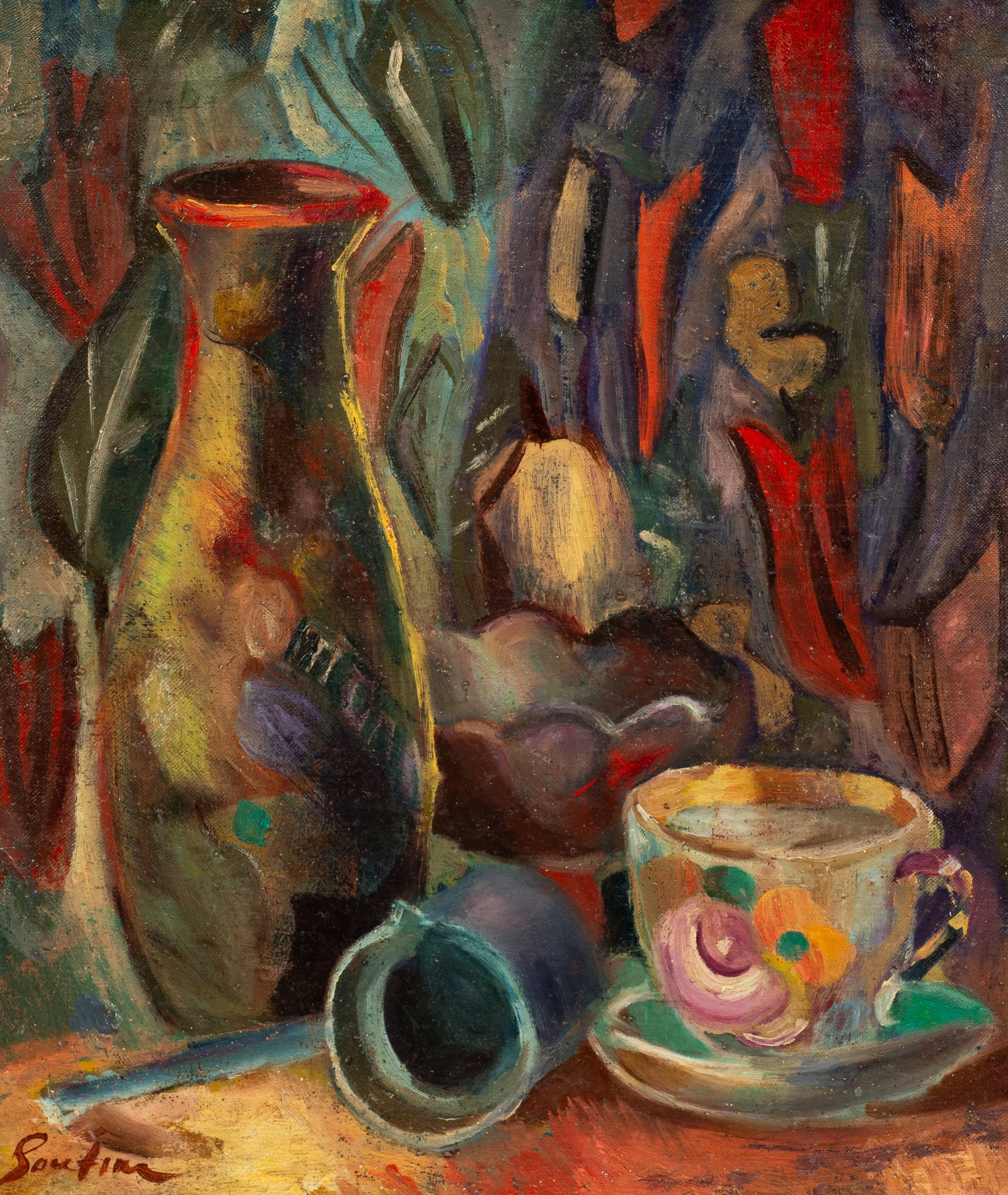 Abstract Still Life Painting, Chaim Soutine. (1 of 5)