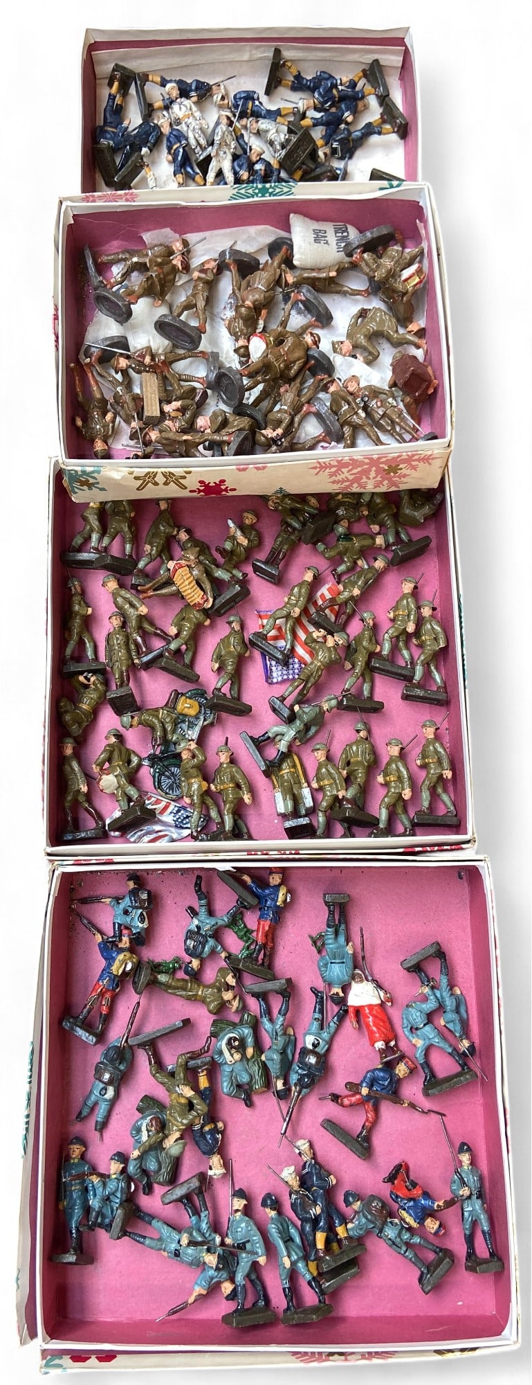 Over 100 Vintage Lineol & Duro Painted Soldiers. (1 of 6)