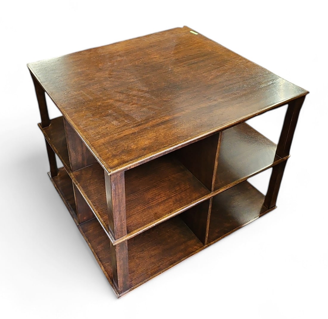 Mahogany Revolving Bookcase Table. (1 of 1)