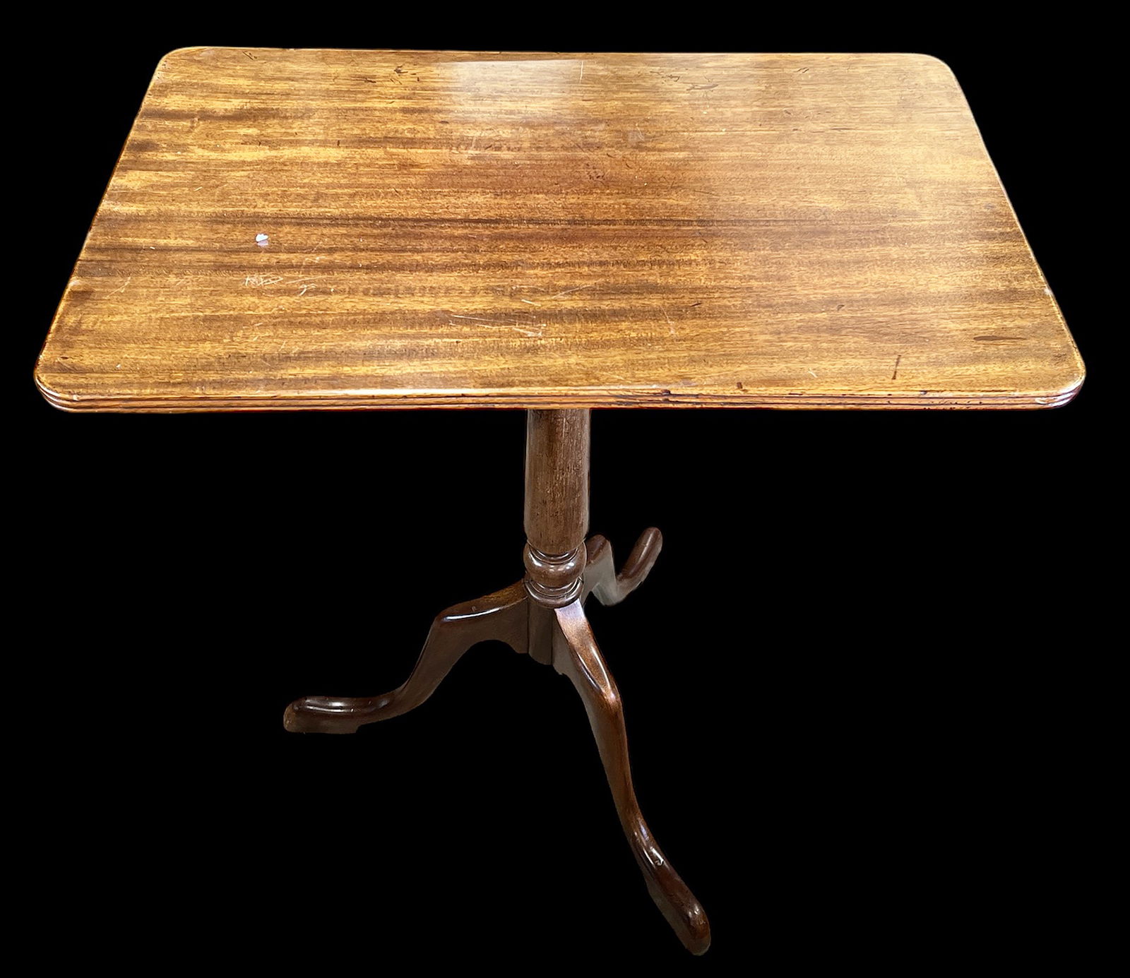 Walnut Tilt Top Table. (1 of 2)