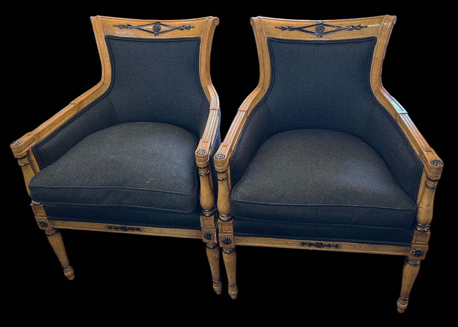 Pair of Regency Style Armchairs. (1 of 1)