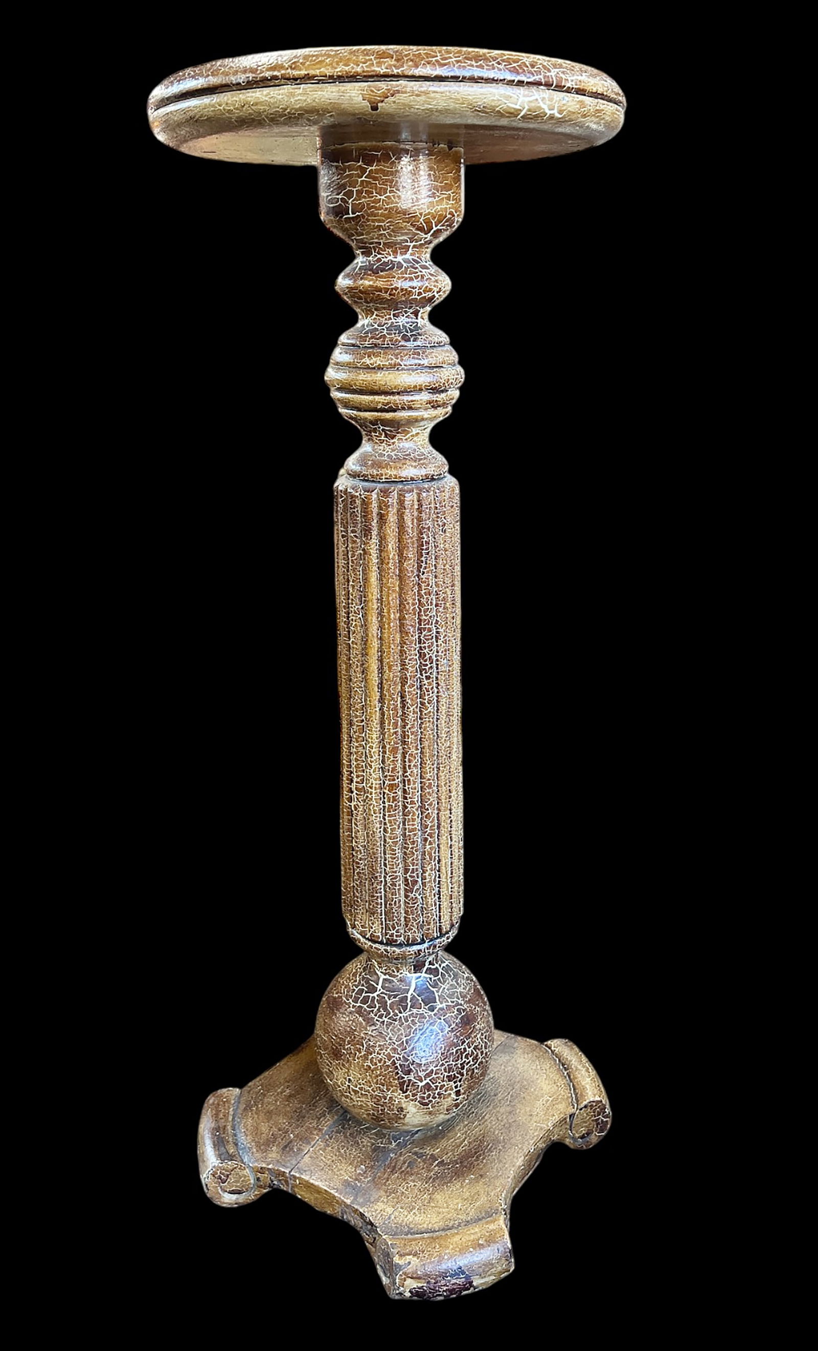 Wood Pedestal or Plant Stand. (1 of 2)