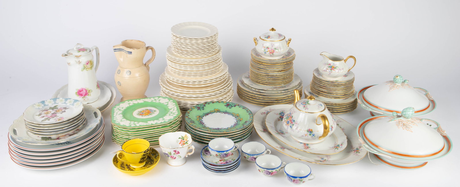 Shelf Lot of Assorted China - Spode, Limoges, etc. (1 of 20)
