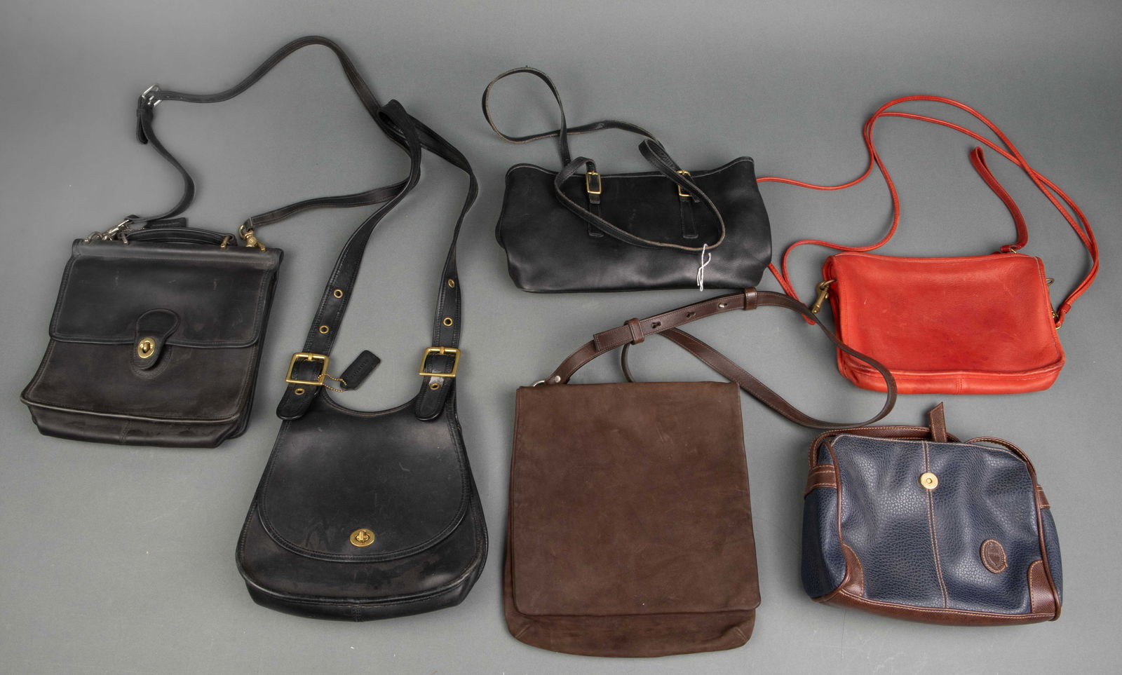 6 Vintage Leather Cross Body Bags - Coach, etc. (1 of 7)