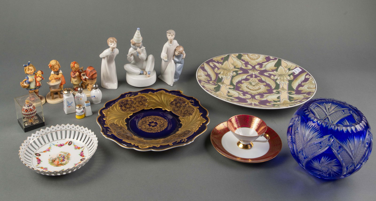 Lot: Lladro & Hummel Figurines, German China, etc. (1 of 9)