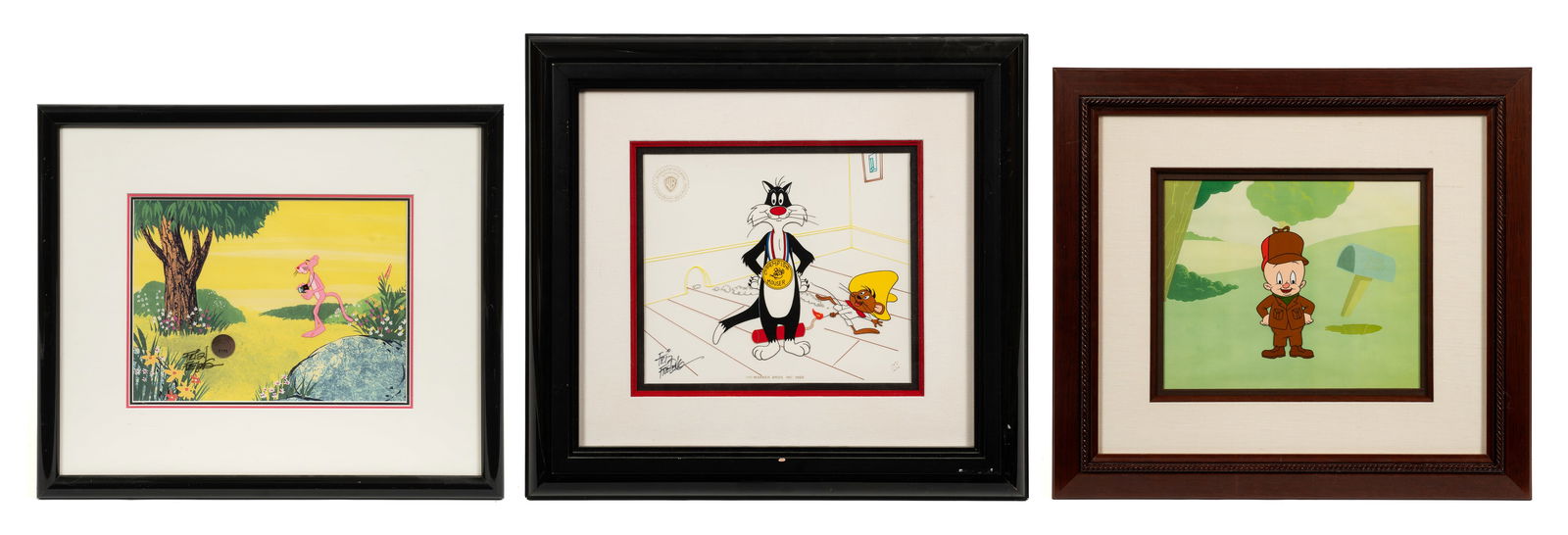 Lot: 3 Animation Cels- Pink Panther, Looney Tunes. (1 of 17)