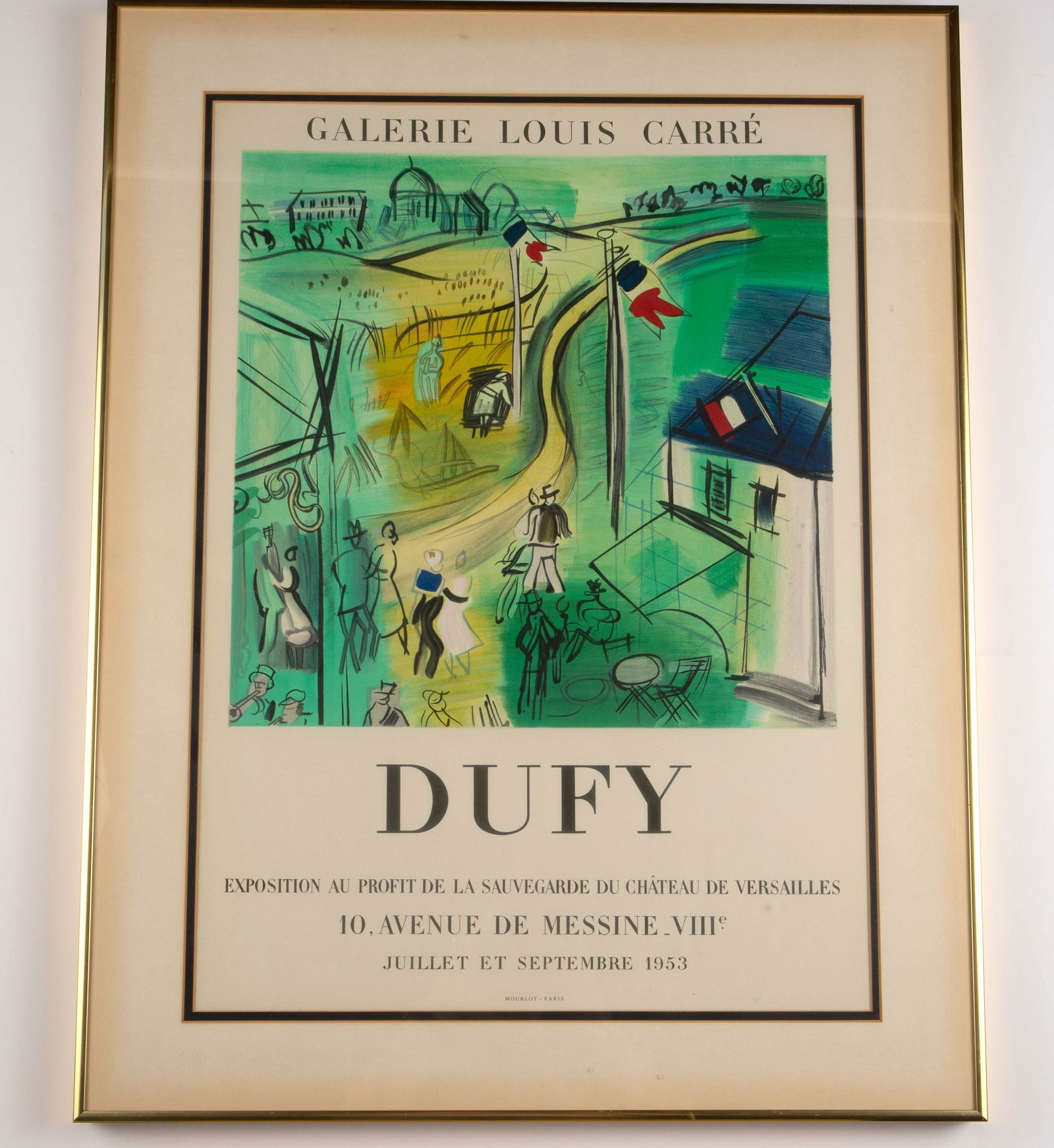 デュフィ Raoul Dufy 「Le quintette」額付き