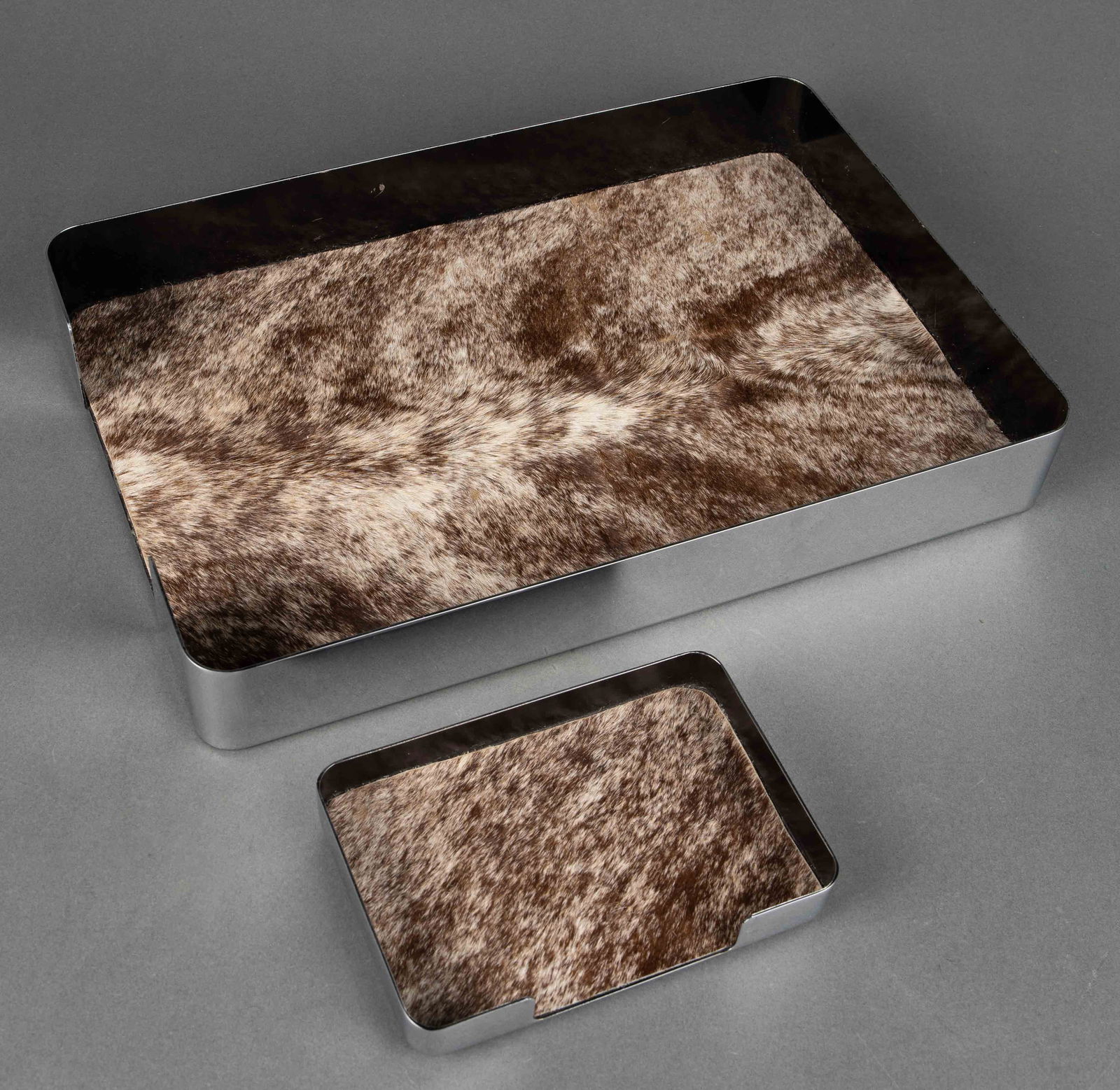 Smokador Hair-On-Hide Desk Organizers by Knoll. (1 of 4)