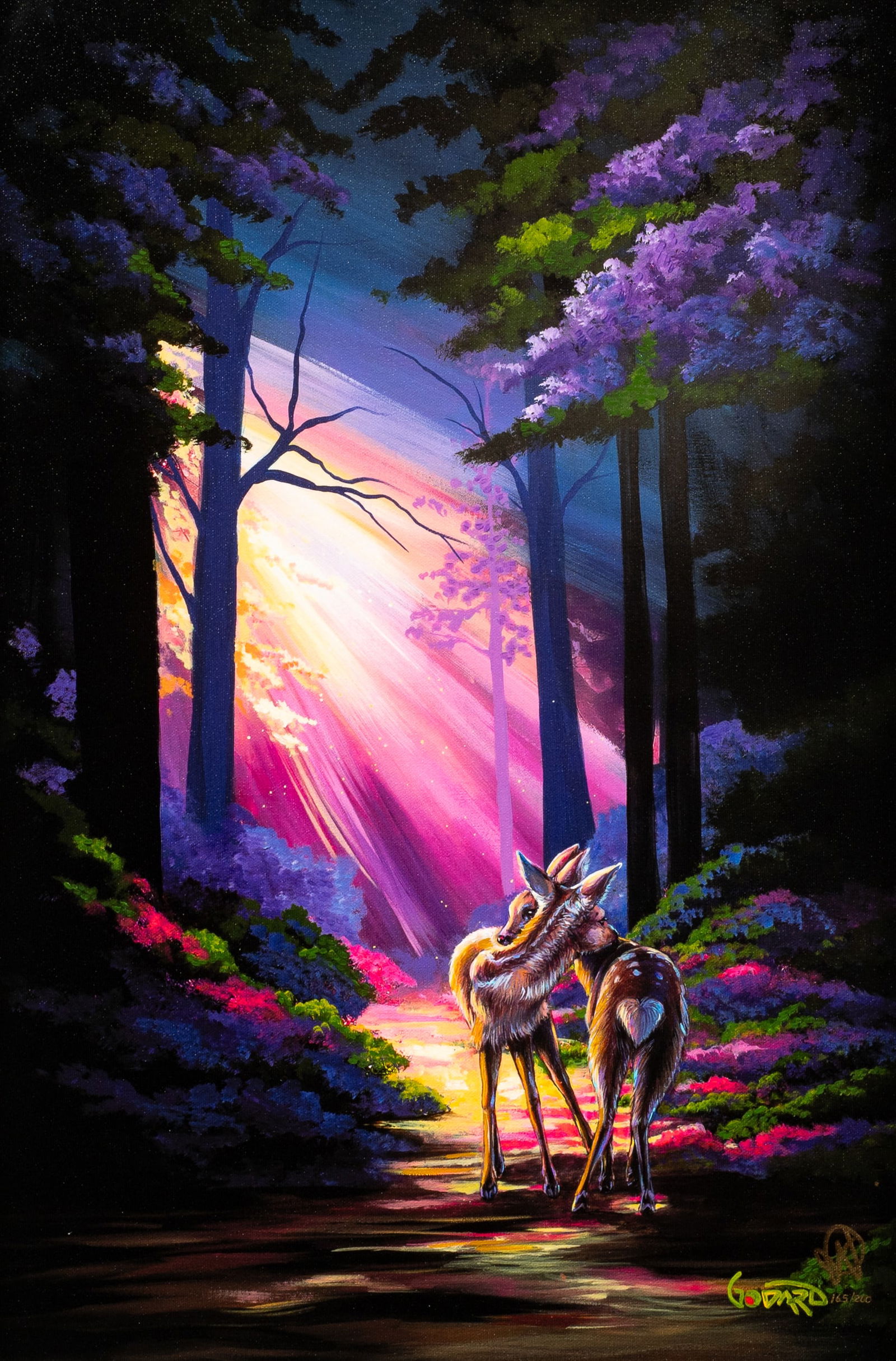 "Love My Deer", Giclee by Michael Godard. (1 of 6)