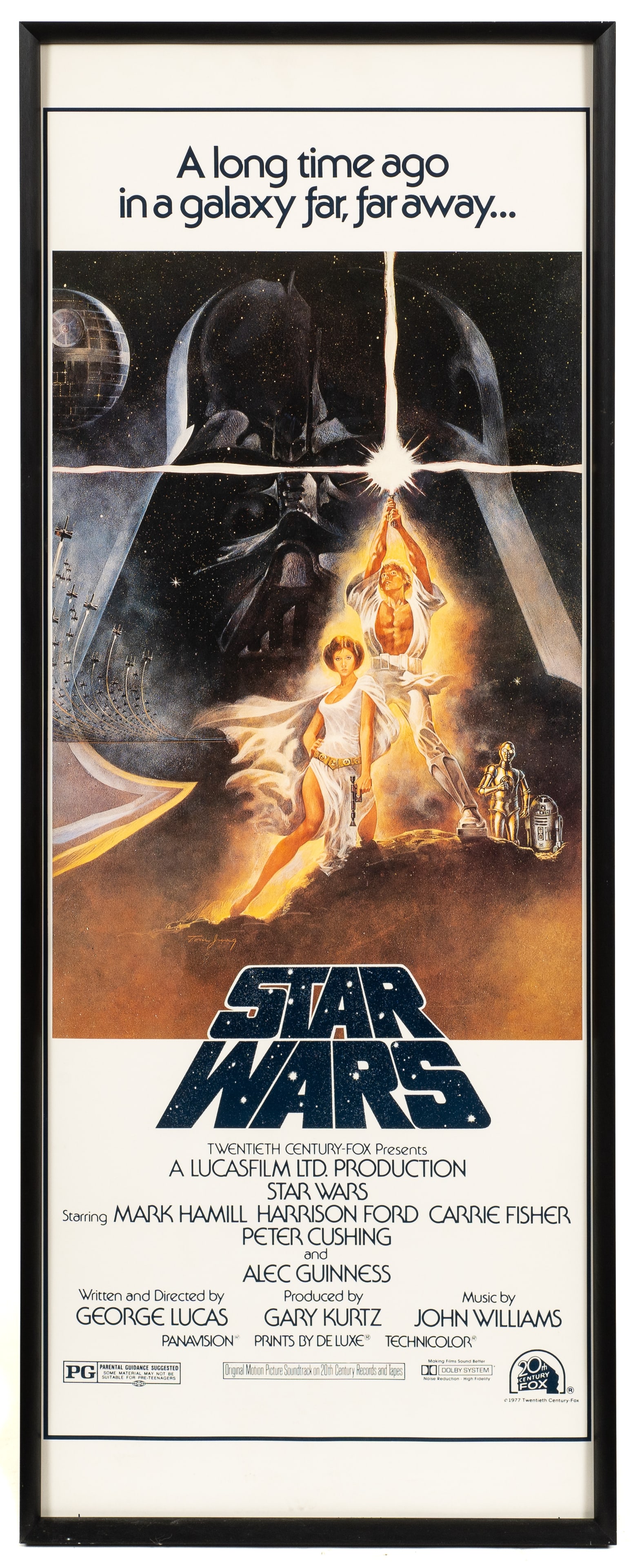 Star Wars Reprint Insert Poster, Framed. (1 of 6)