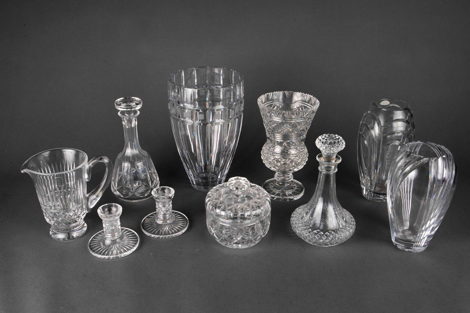 Lot of Assorted Crystal, Including Waterford. (1 of 16)
