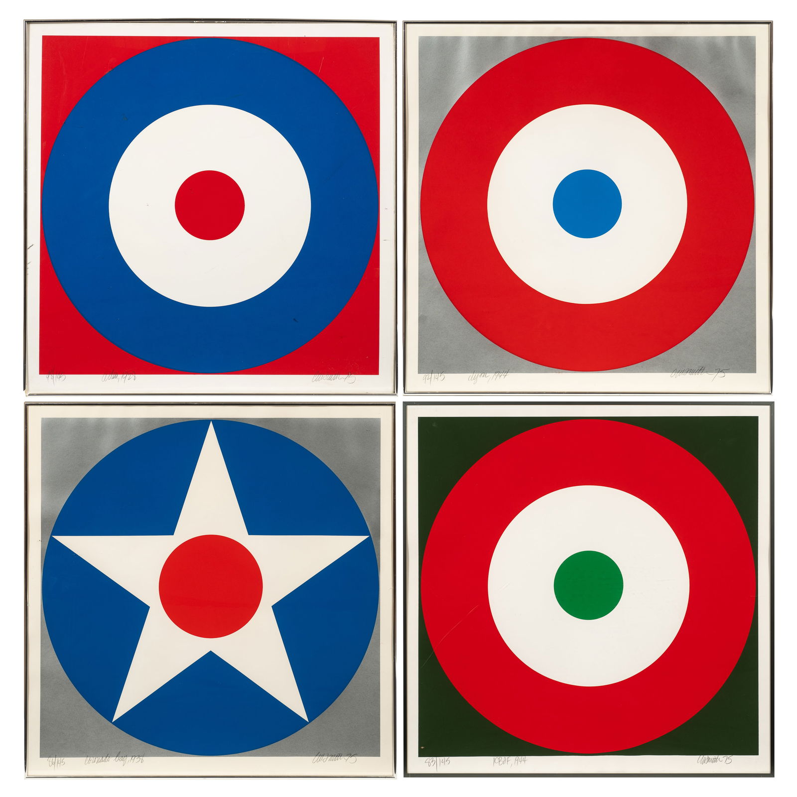 Four Prints of WWII Roundels - Chris D. Smith. (1 of 20)