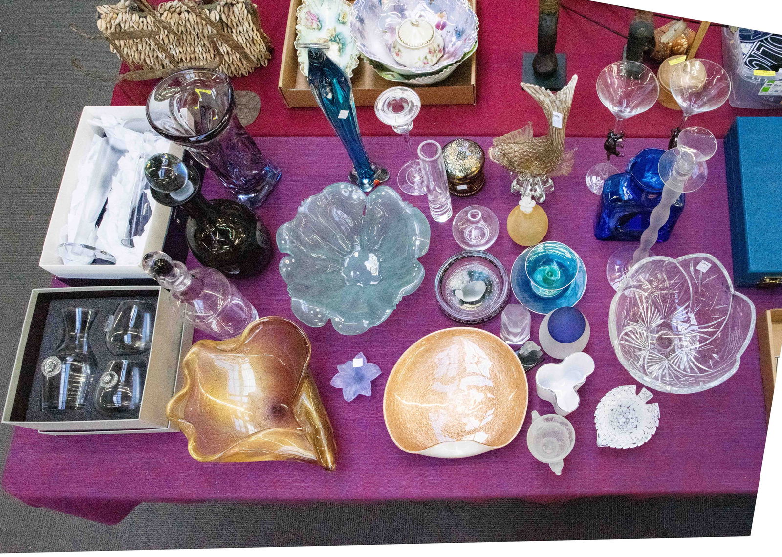Lot of Asst. Art Glass- Murano, Lalique, Daum, etc (1 of 14)
