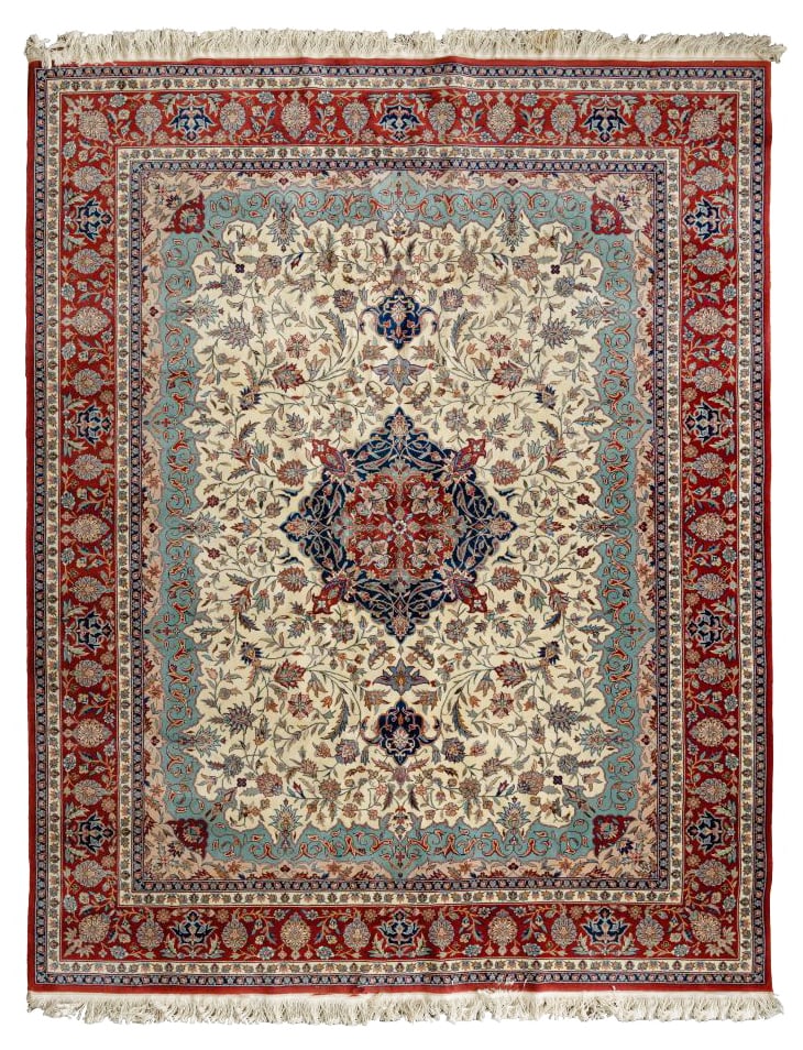8' x 10' Isfahan Rug. (1 of 4)