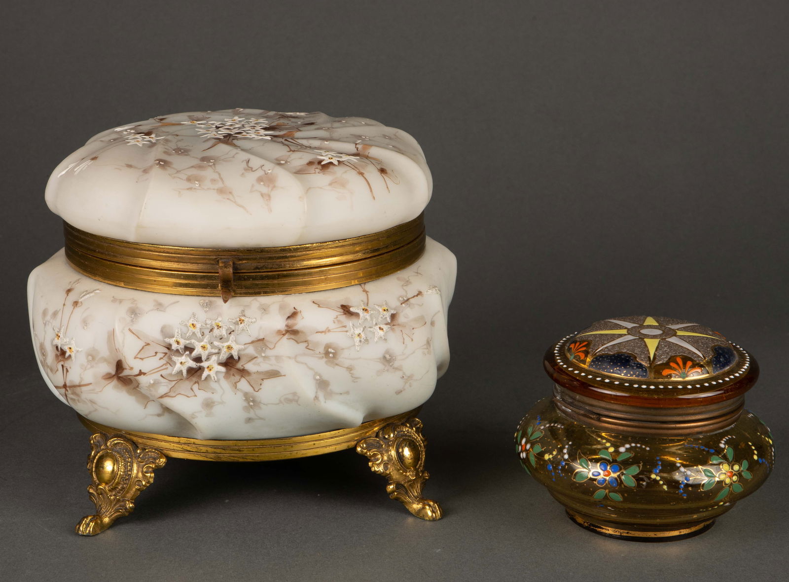 Hand Painted Dresser Boxes - Wavecrest & Moser. (1 of 7)