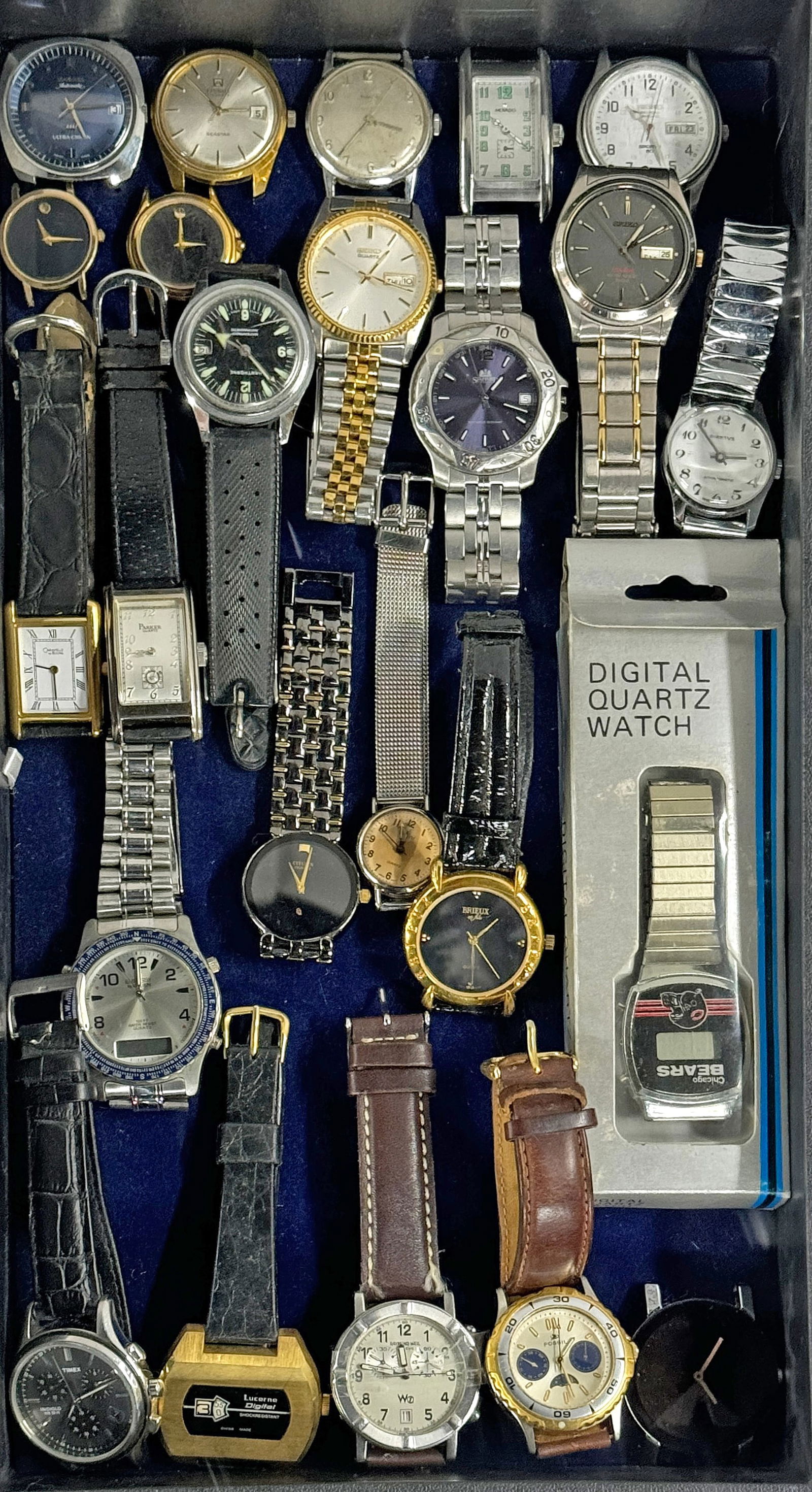 Lot: Vintage Mens' Wristwatches, inc Raymond Weil. (1 of 4)