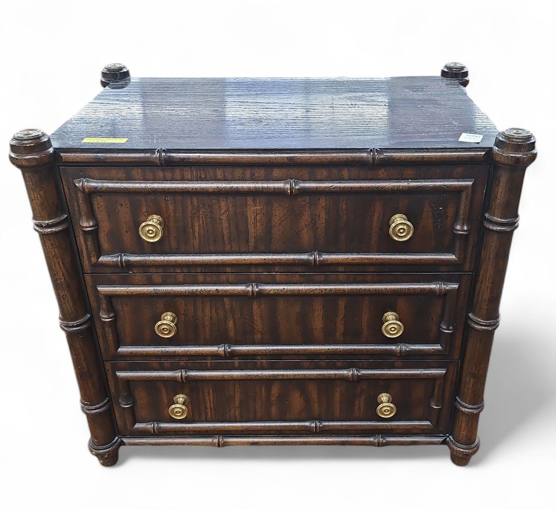 Vintage Knob Creek Bamboo Style Chest. (1 of 2)