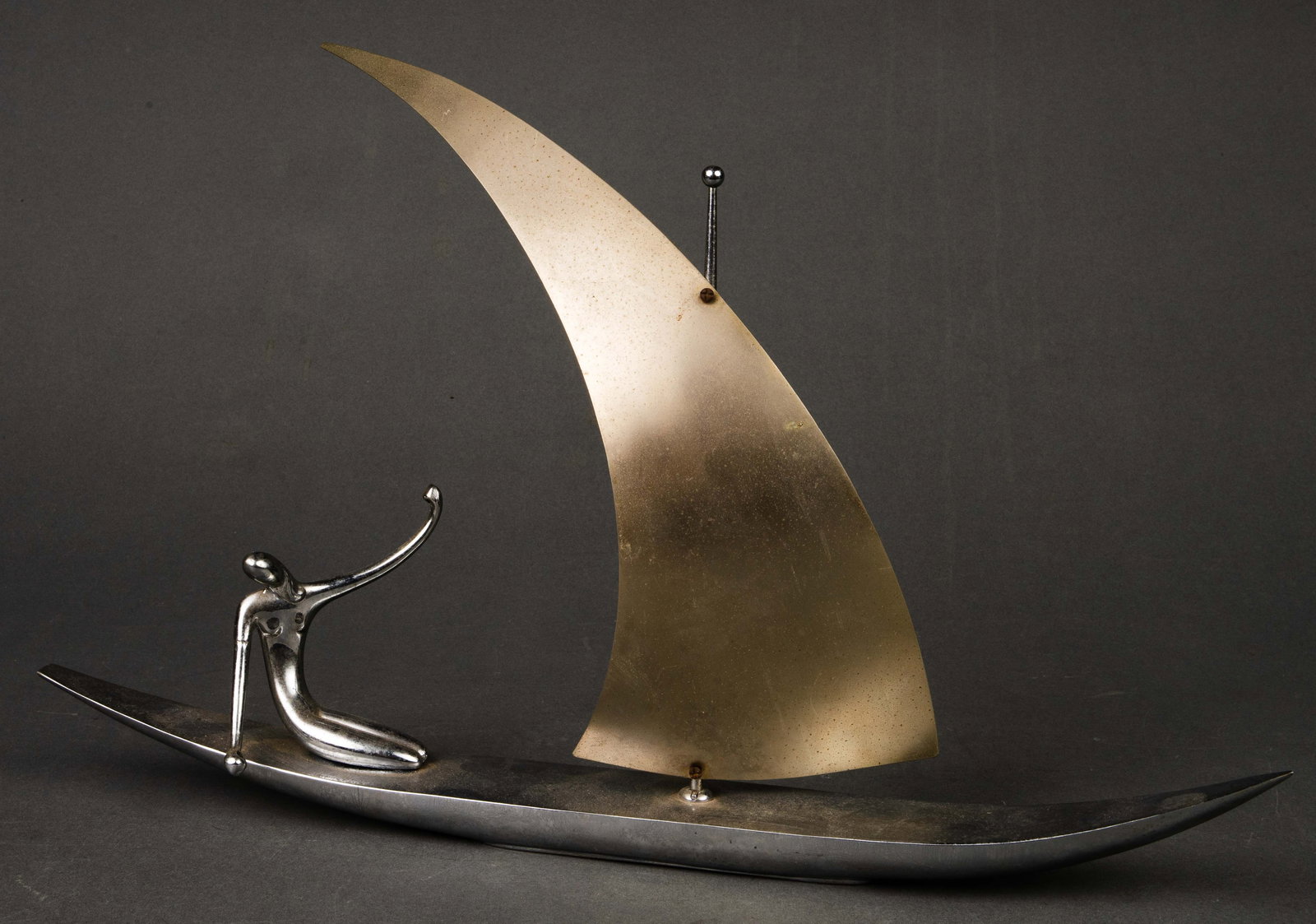 Hagenauer Werkstatte Sailboat Sculpture - Austria. (1 of 5)