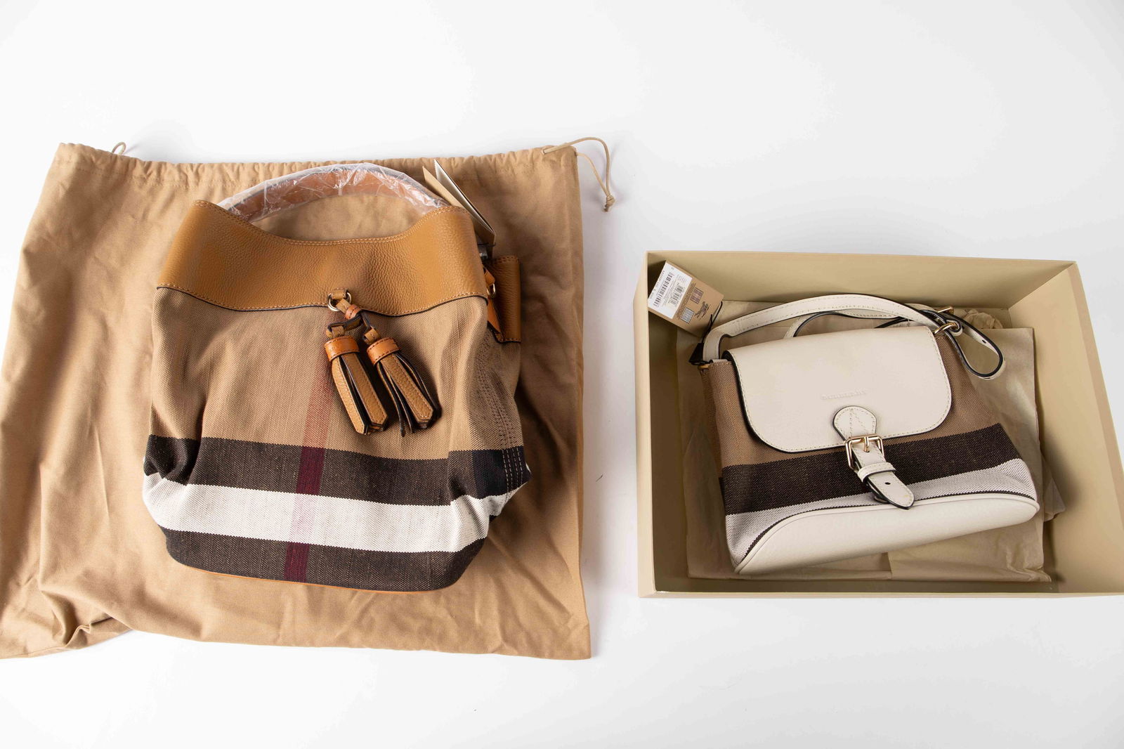 2 Burberry Bags: Ashley Medium Hobo & Crossbody. (1 of 9)
