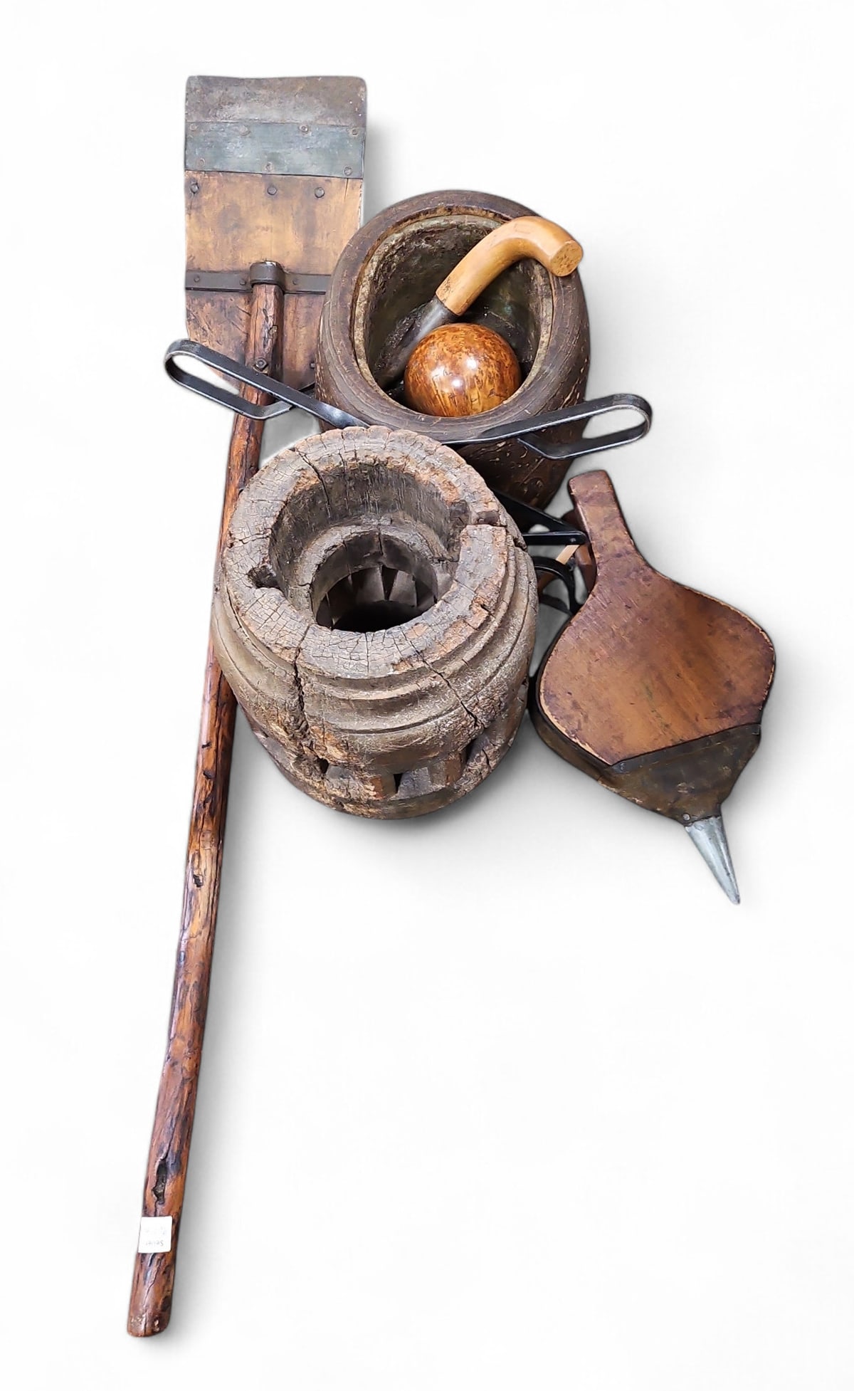 Lot of Primitives, Including Shovel, Bellows, Etc. (1 of 1)