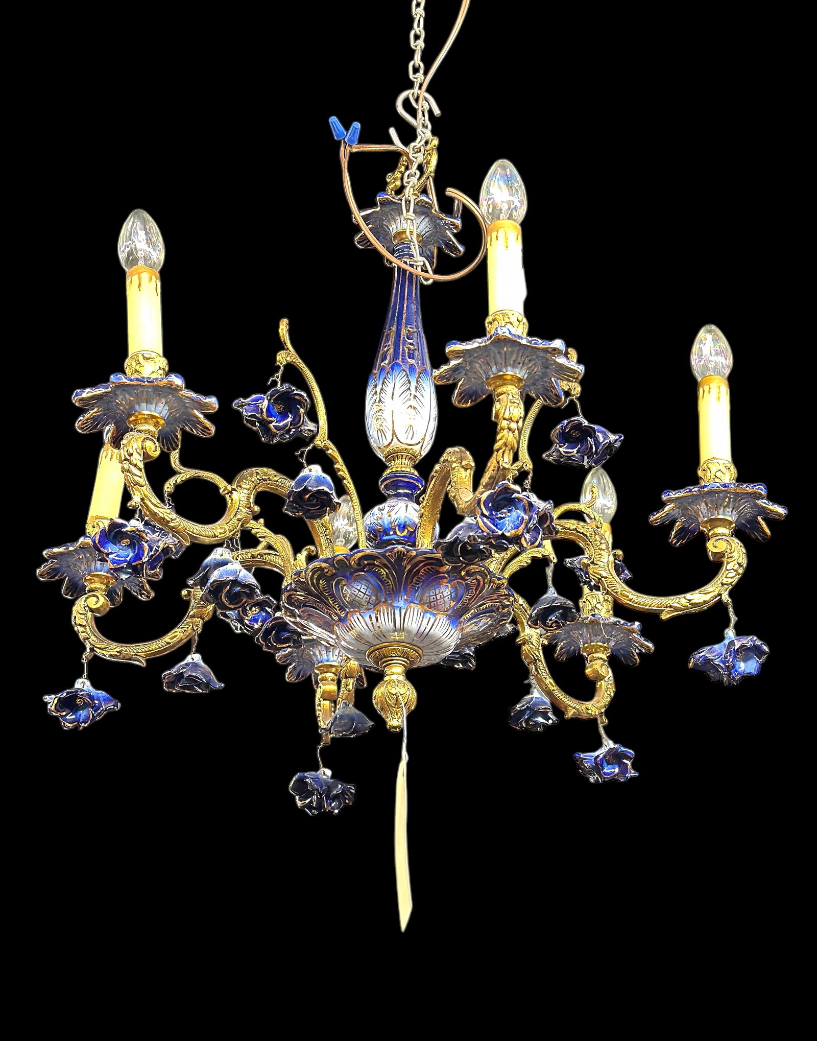 Rococo Style Rocaille Pattern Light Fixture. (1 of 1)