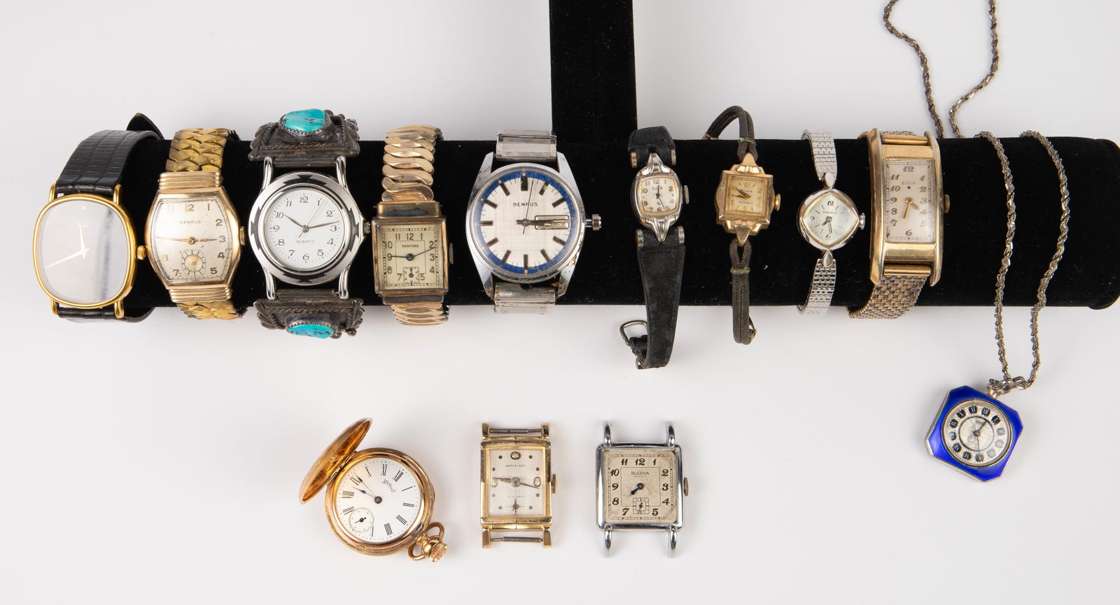 Lot of 13 Vintage Watches - Elgin, Longines, Etc. (1 of 16)