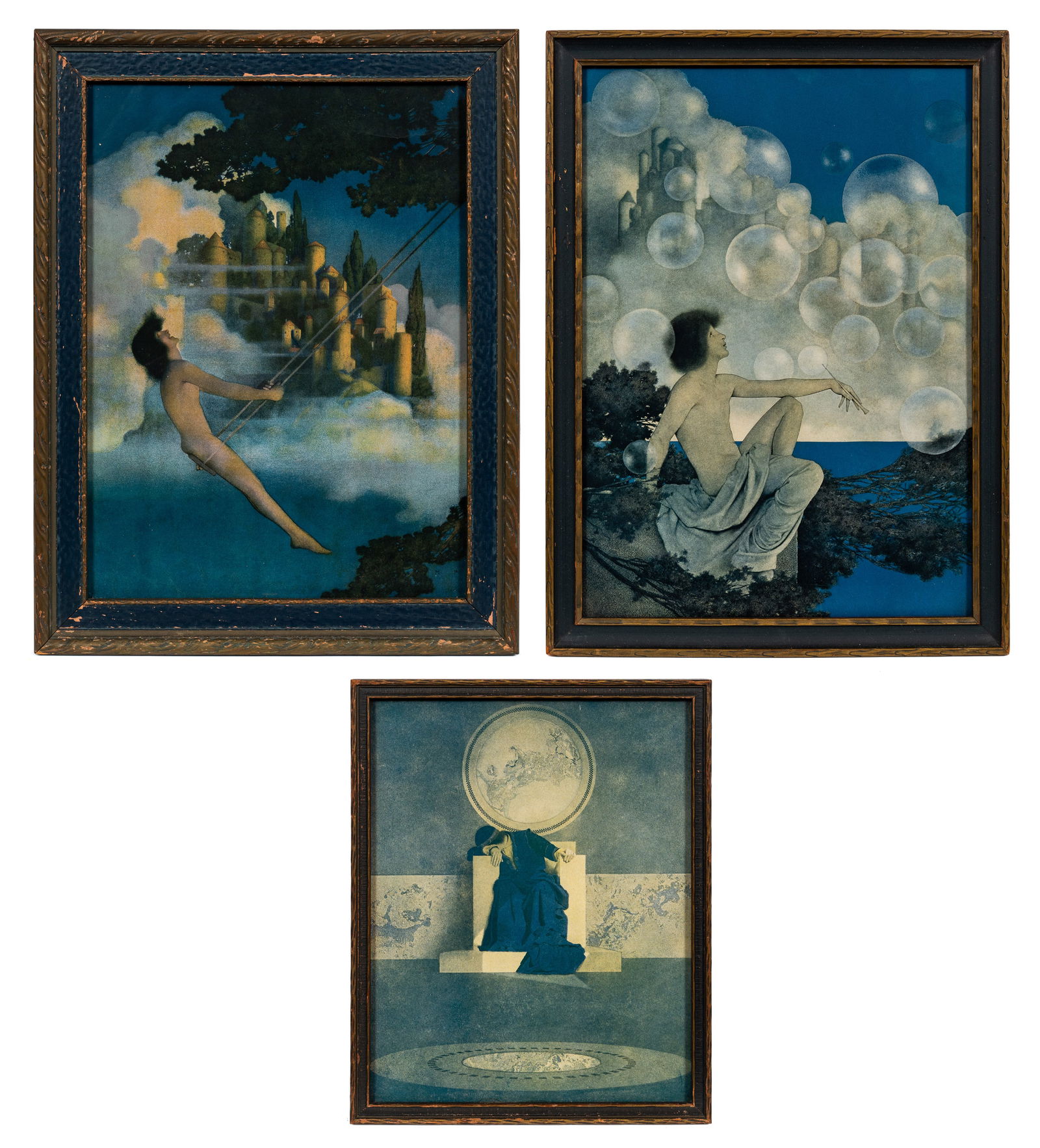 Lot of Three Vintage Maxfield Parrish Prints. (1 of 11)