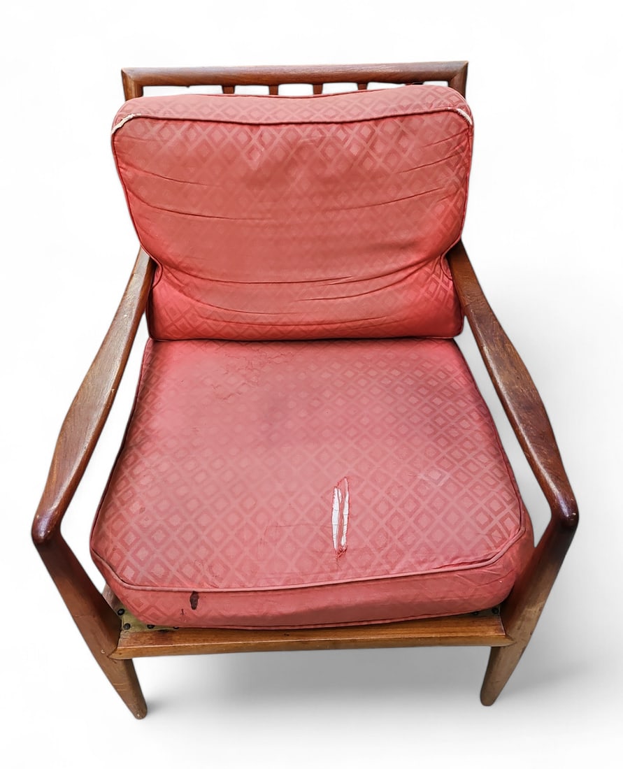 Mid Century Teak Dux Style Lounge Chair. (1 of 2)