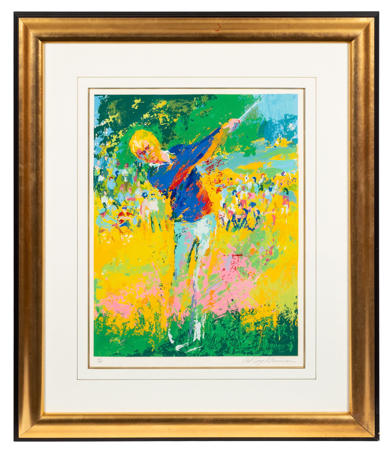 Tee Shot - Jack Nicklaus, LeRoy Neiman Print. (1 of 7)