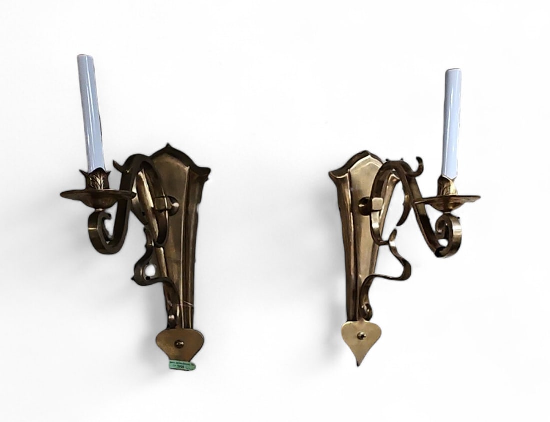 Pair of Chapman Bronze Wall Sconces - New. (1 of 2)