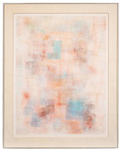 Large Abstract Lithograph by Robert Natkin.: Artist(s): Robert Natkin (American, 1930-2010) Medium: Color lithograph on paper. Signature(s): Pencil signed, numbered (33/35), and dated (1981) in its lower margin. Redvale Press embossment lower ri