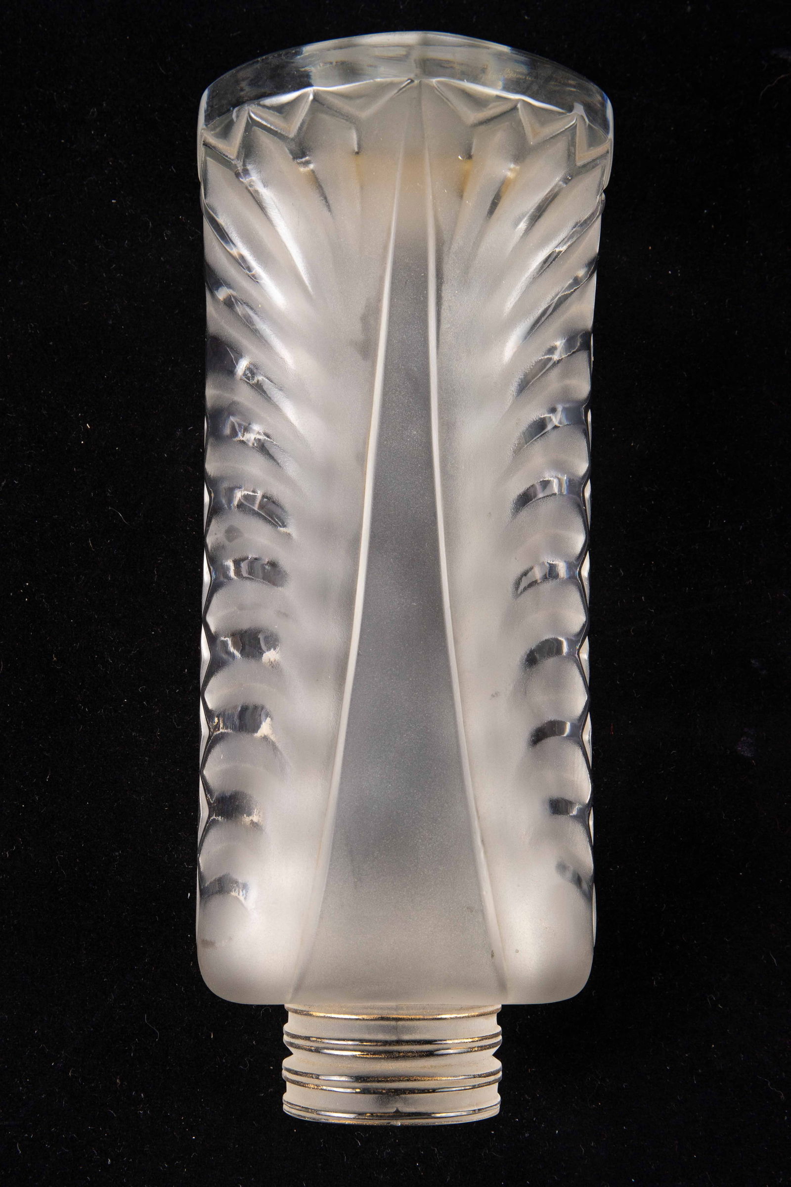 Lalique France Deco Style Crystal "Palme" Sconce. (1 of 4)